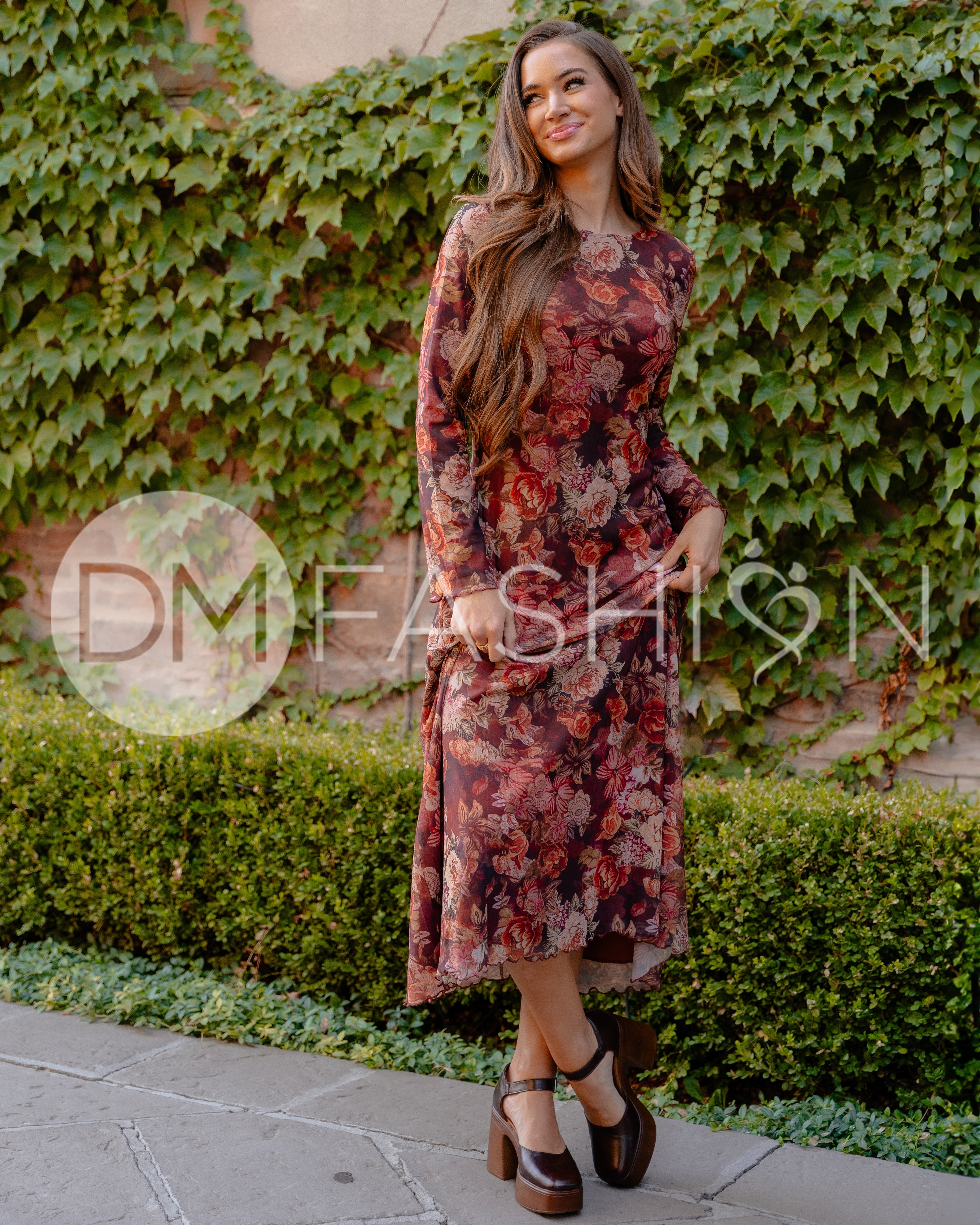 Phoebe Fall Floral - DM Exclusive - Maternity Friendly -Restocked