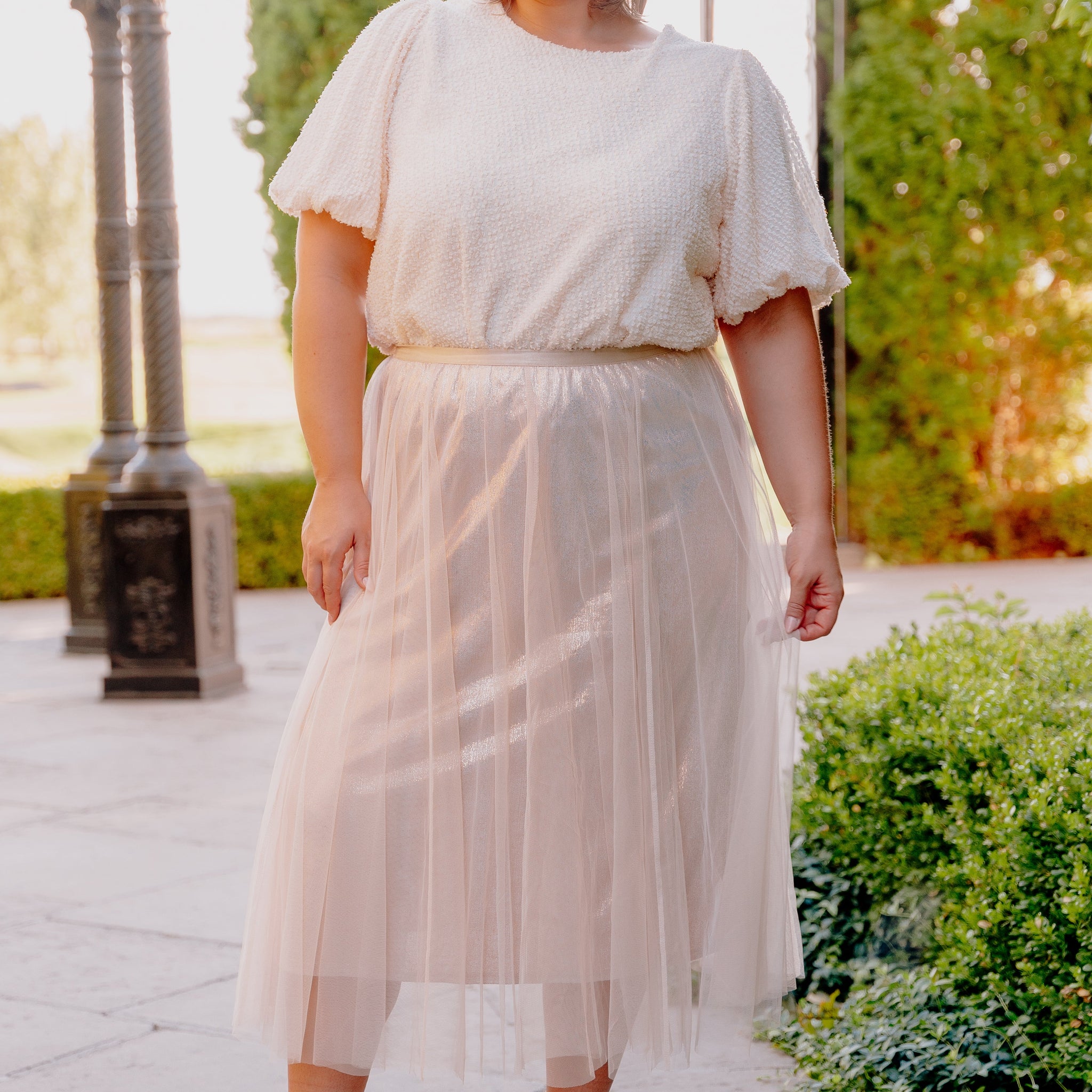 Queen For A Day Gold Tulle Skirt - DM Exclusive - Restocked