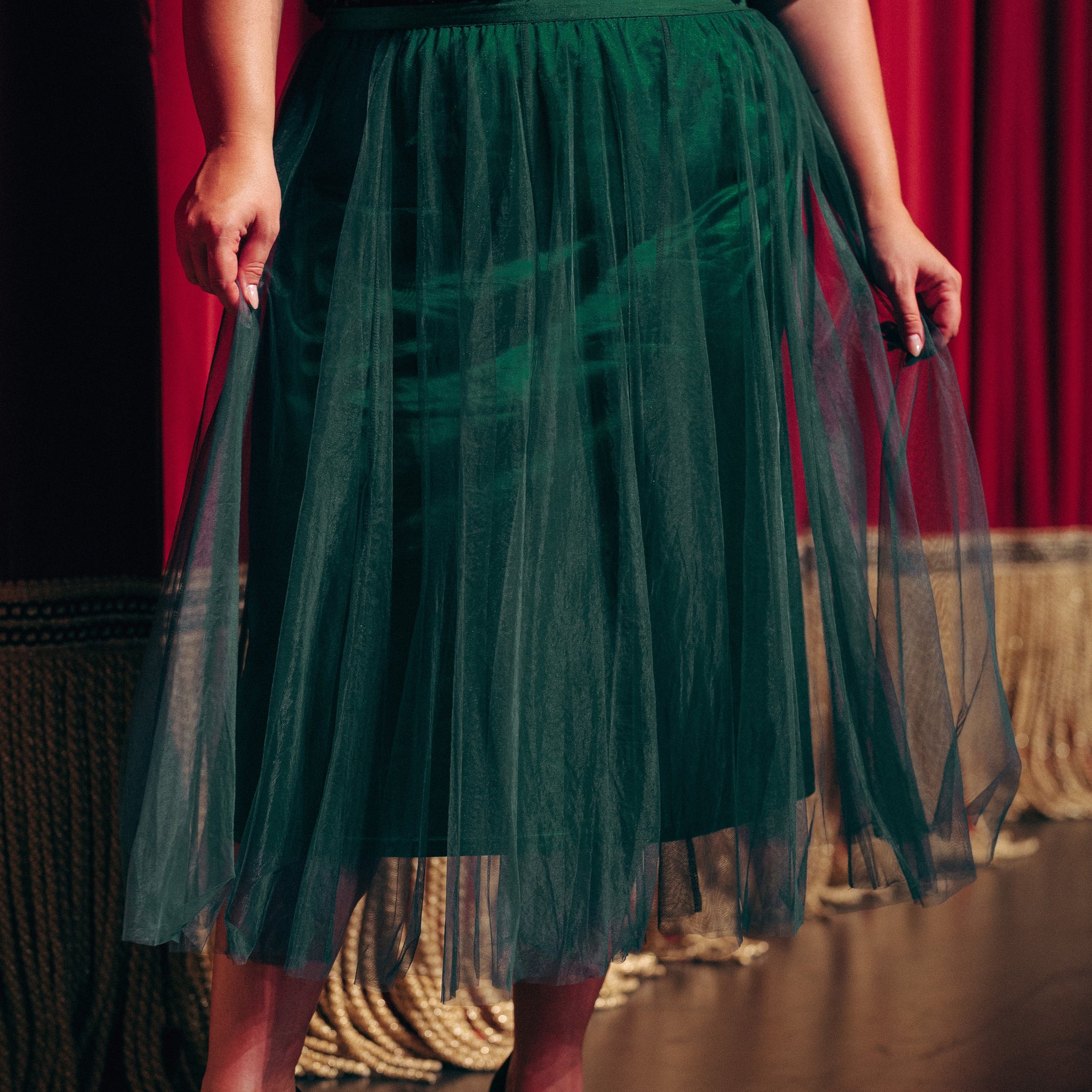 Queen For A Day Emerald Skirt - DM Exclusive