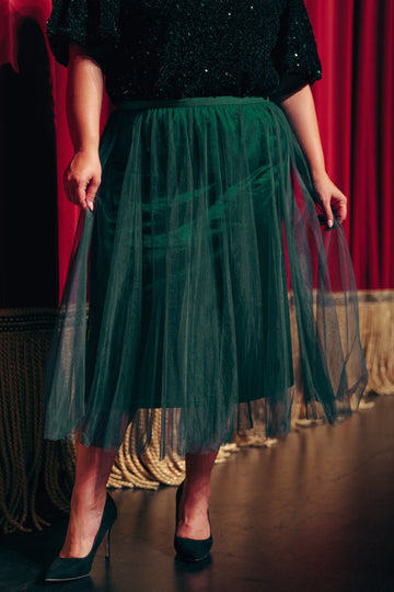 Queen For A Day Emerald Skirt - DM Exclusive