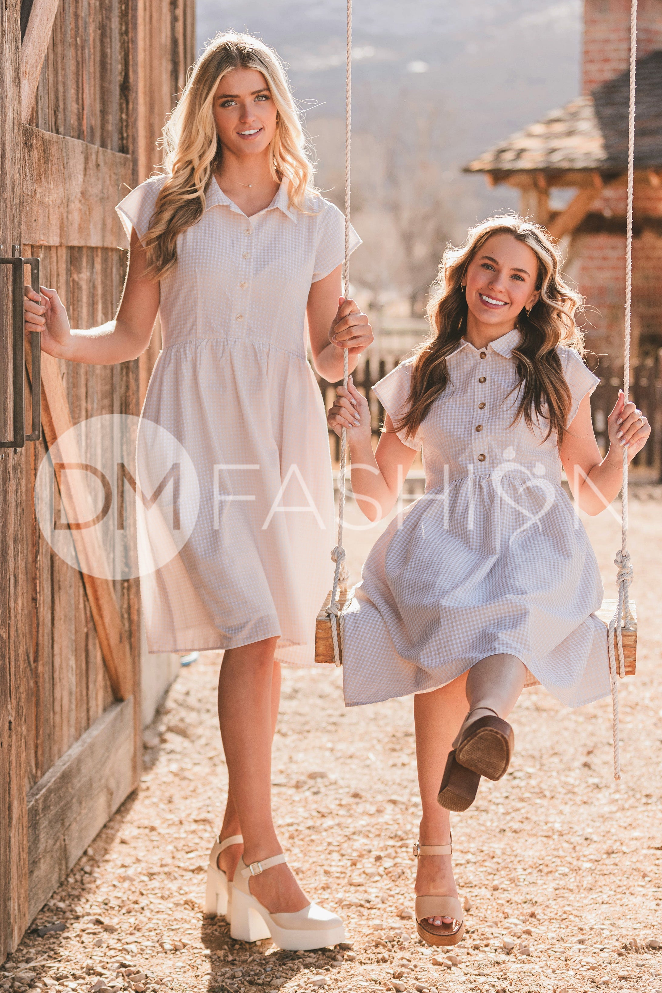 Sabrina Taupe Dress - MCO - Nursing Friendly