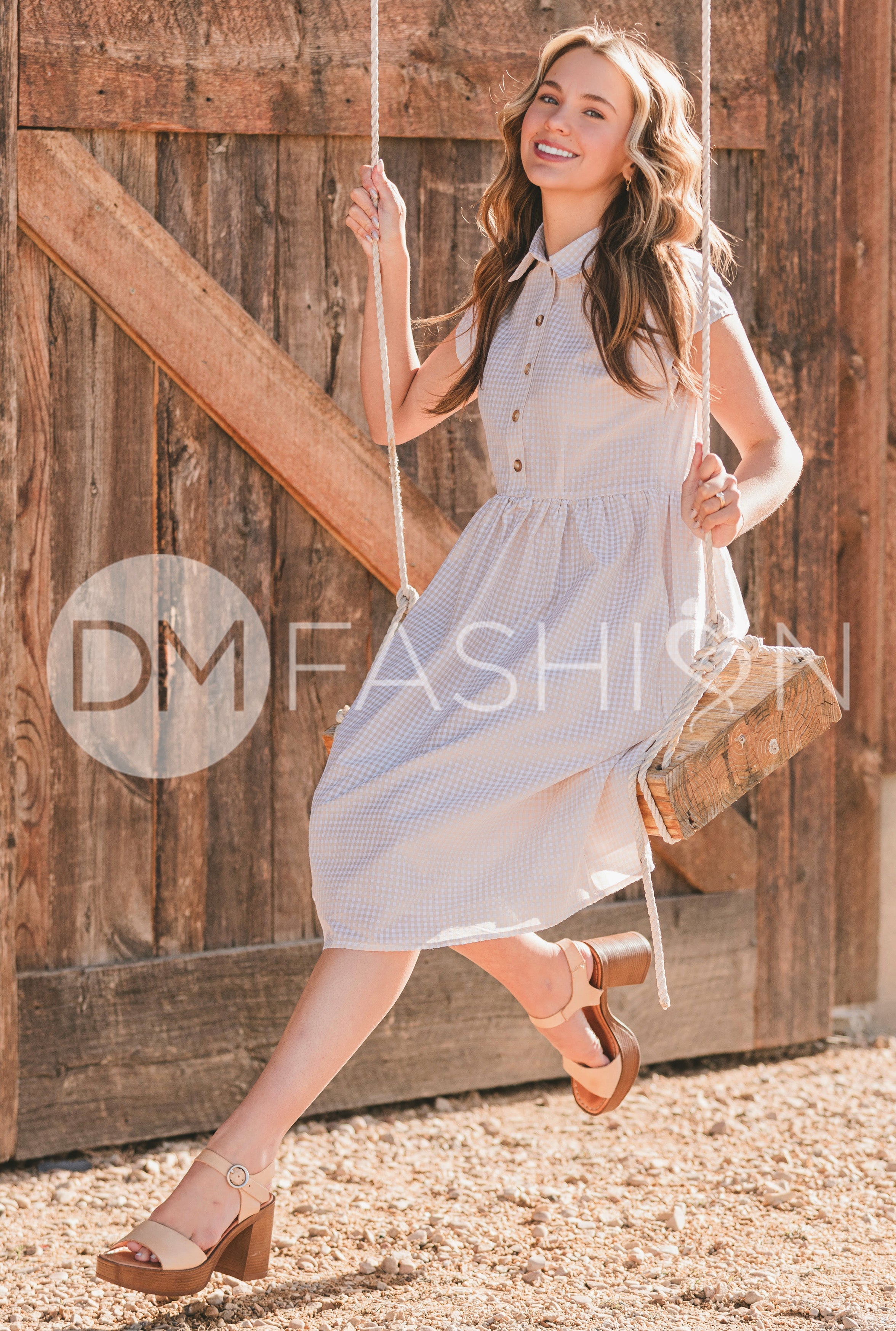 Sabrina Taupe Dress - MCO - Nursing Friendly