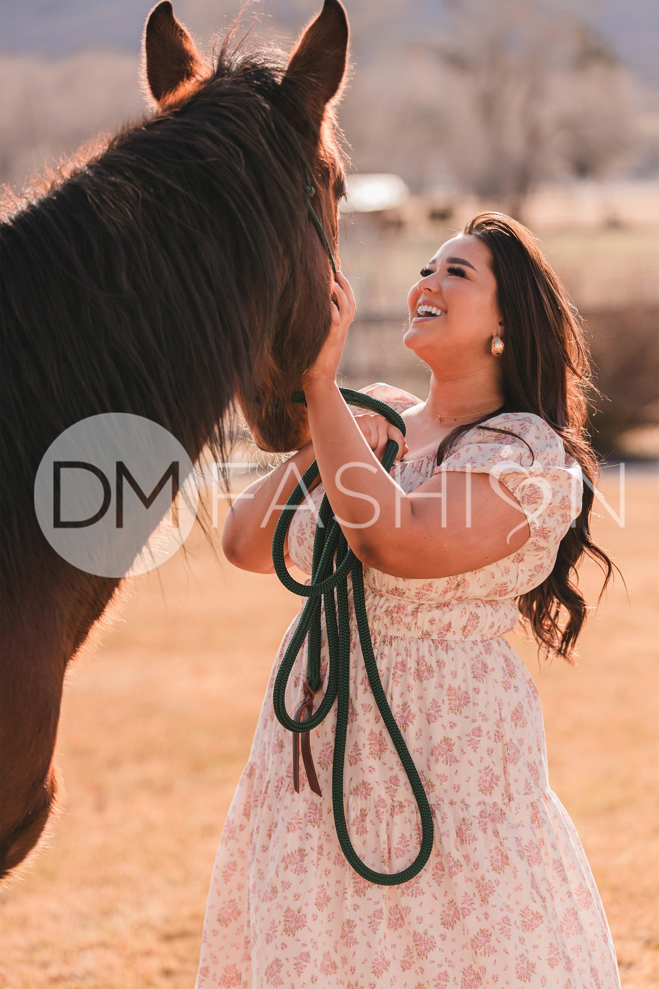 Clementine Pink Chateau Floral Dress - DM Exclusive - Maternity Friendly - Nursing Friendly - LOW STOCK