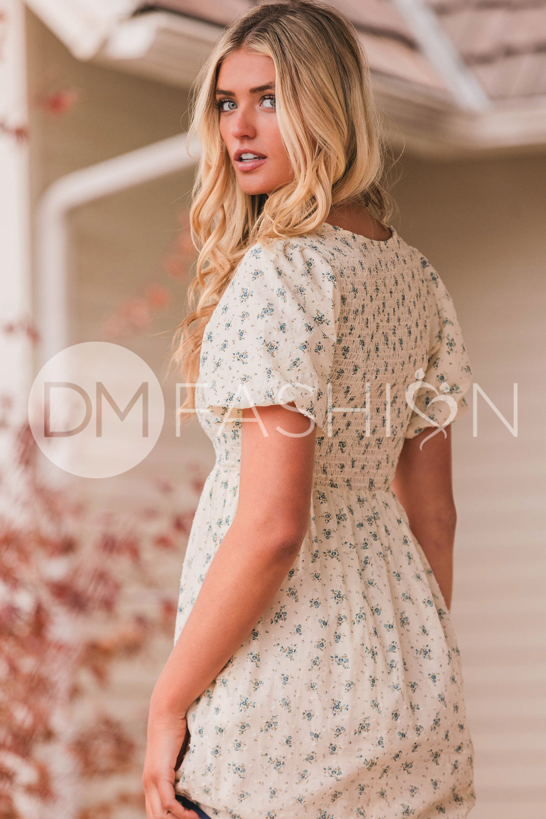 Annabelle Blue Orchard Dress - DM Exclusive -Maternity Friendly - Restocked