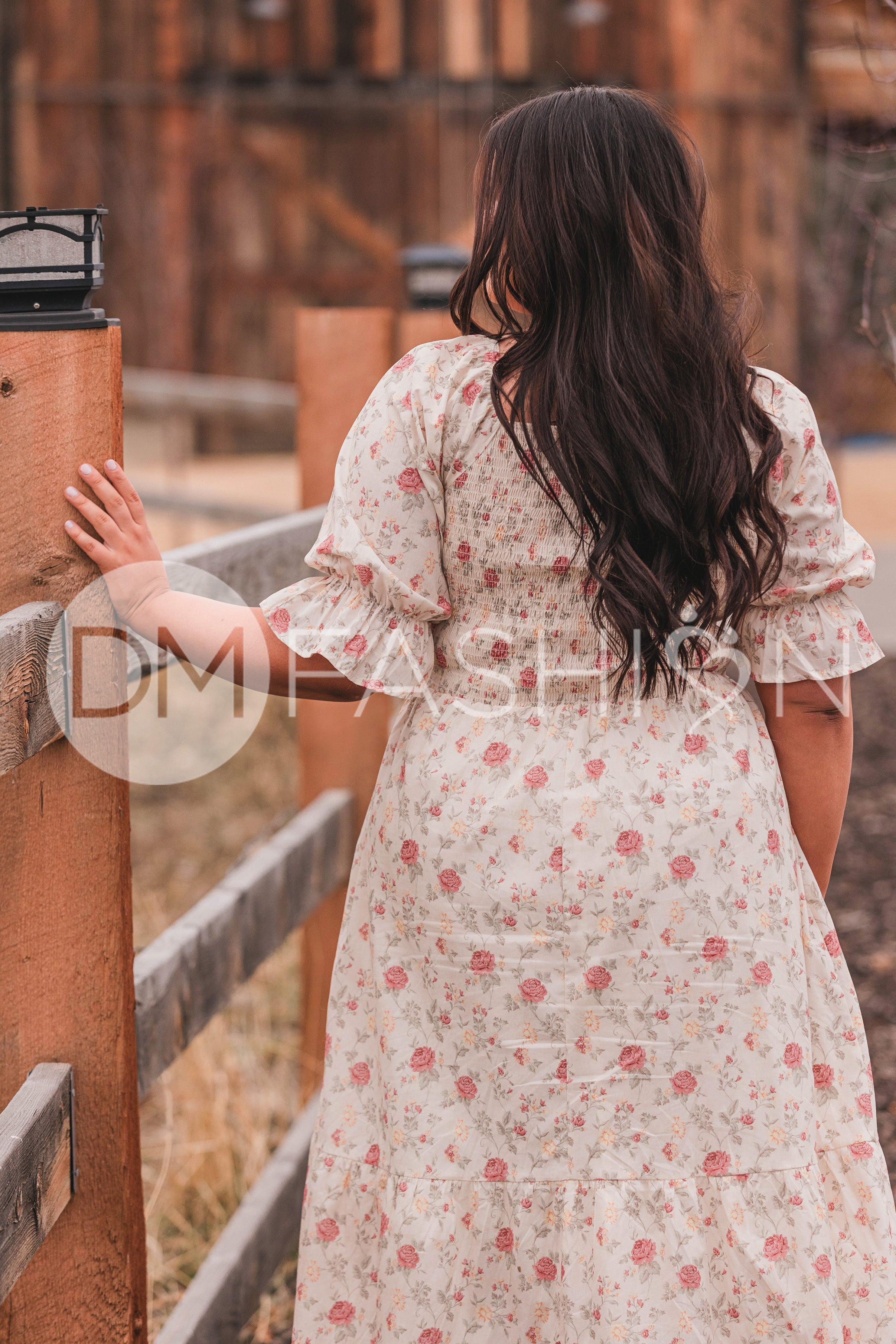 Clara Rose Garden Dress - DM Exclusive - Maternity Friendly - Nursing Friendly - LOW STOCK