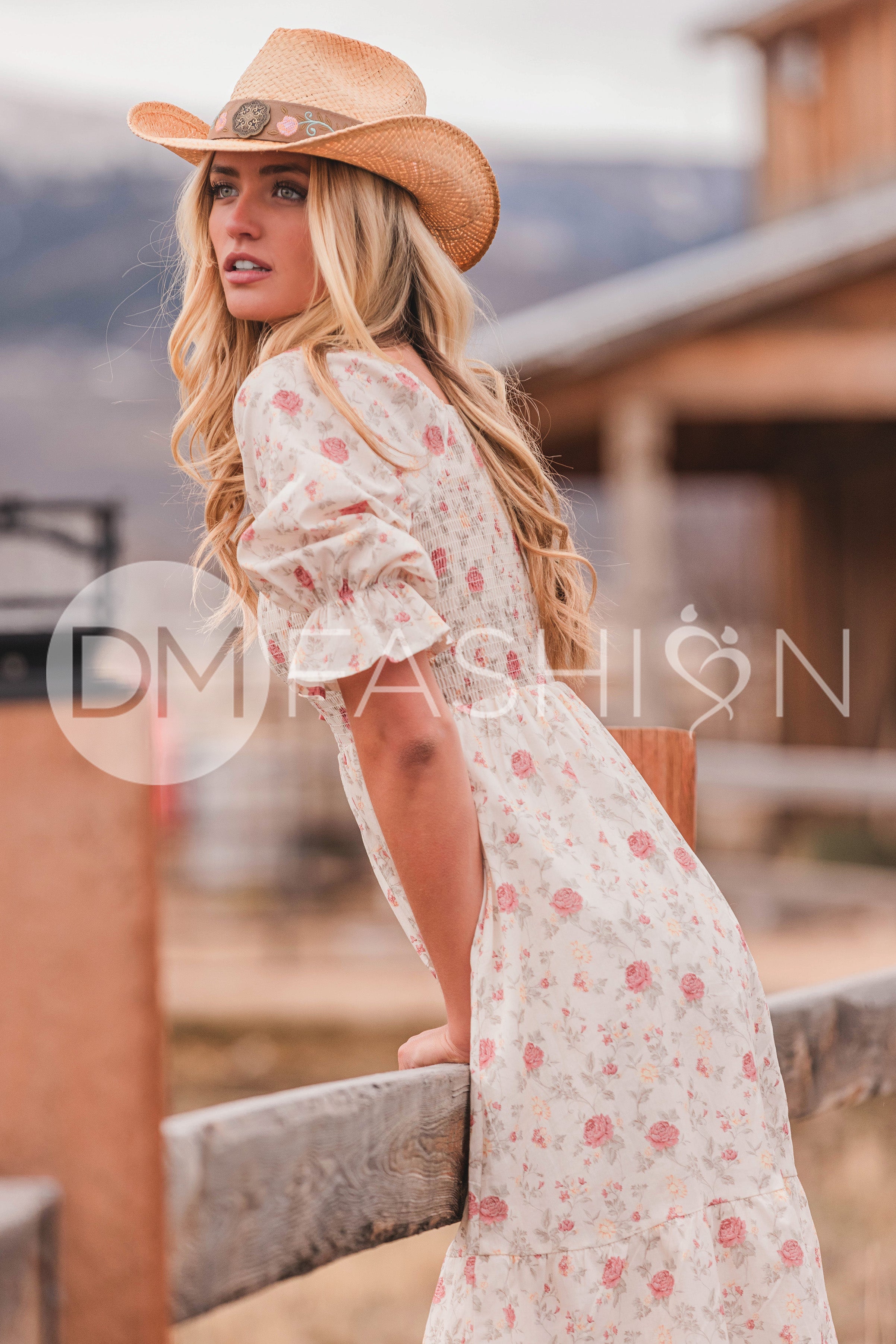 Clara Rose Garden Dress - DM Exclusive - Maternity Friendly - Nursing Friendly - LOW STOCK