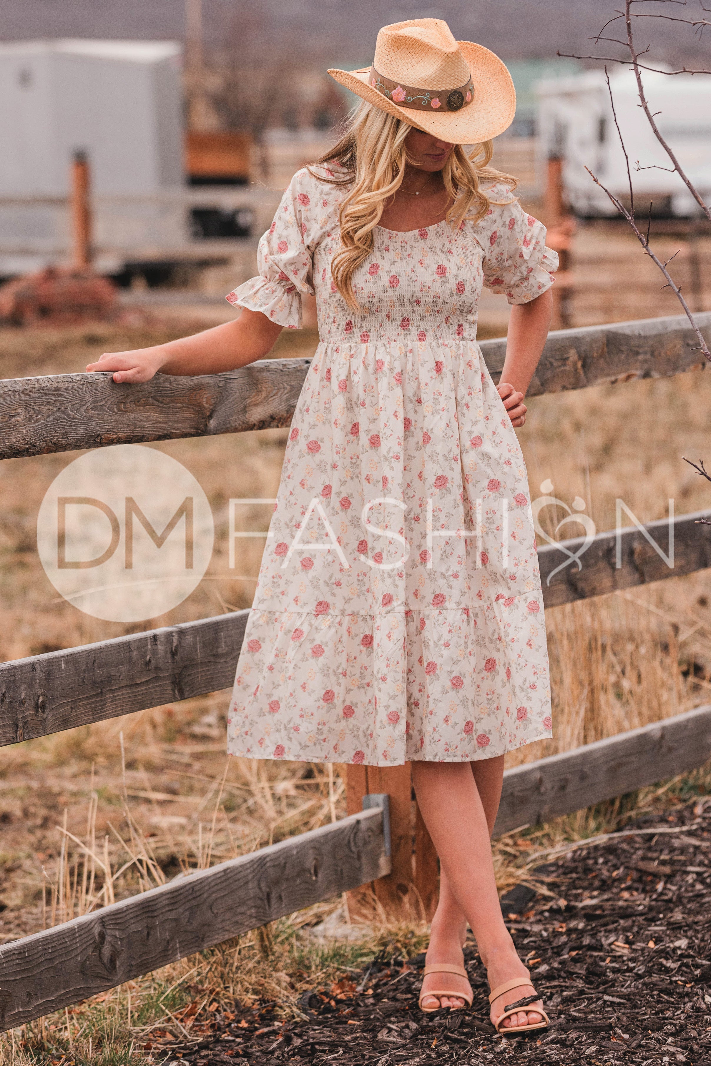 Clara Rose Garden Dress - DM Exclusive - Maternity Friendly - Nursing Friendly - LOW STOCK