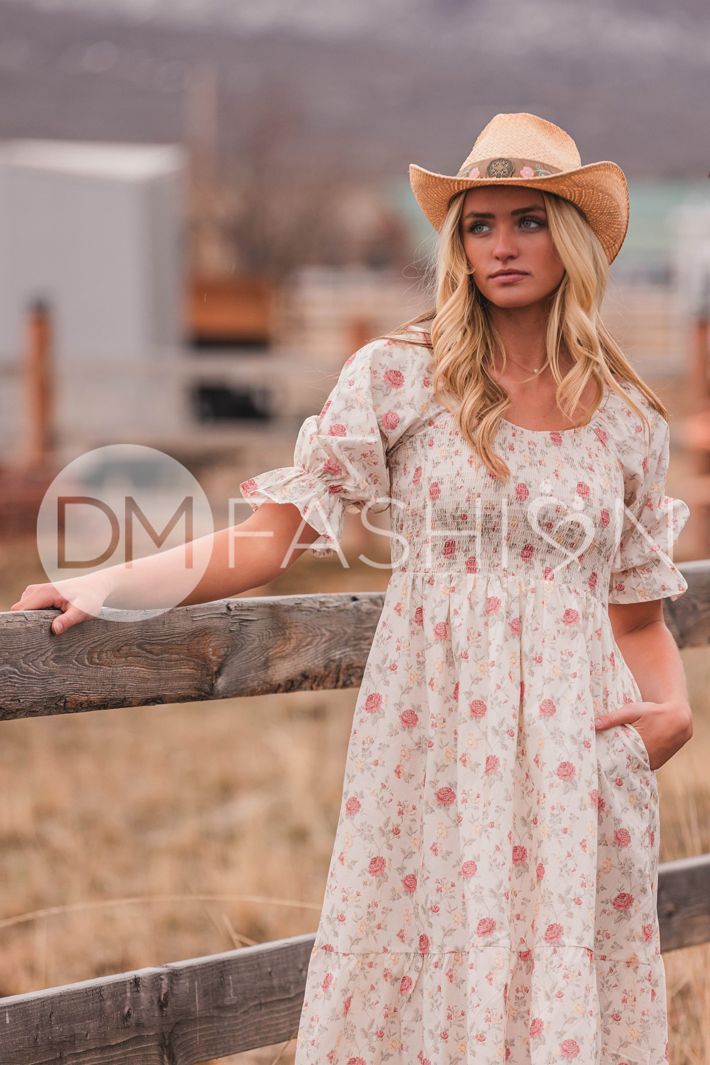 Clara Rose Garden Dress - DM Exclusive - Maternity Friendly - Nursing Friendly - LOW STOCK