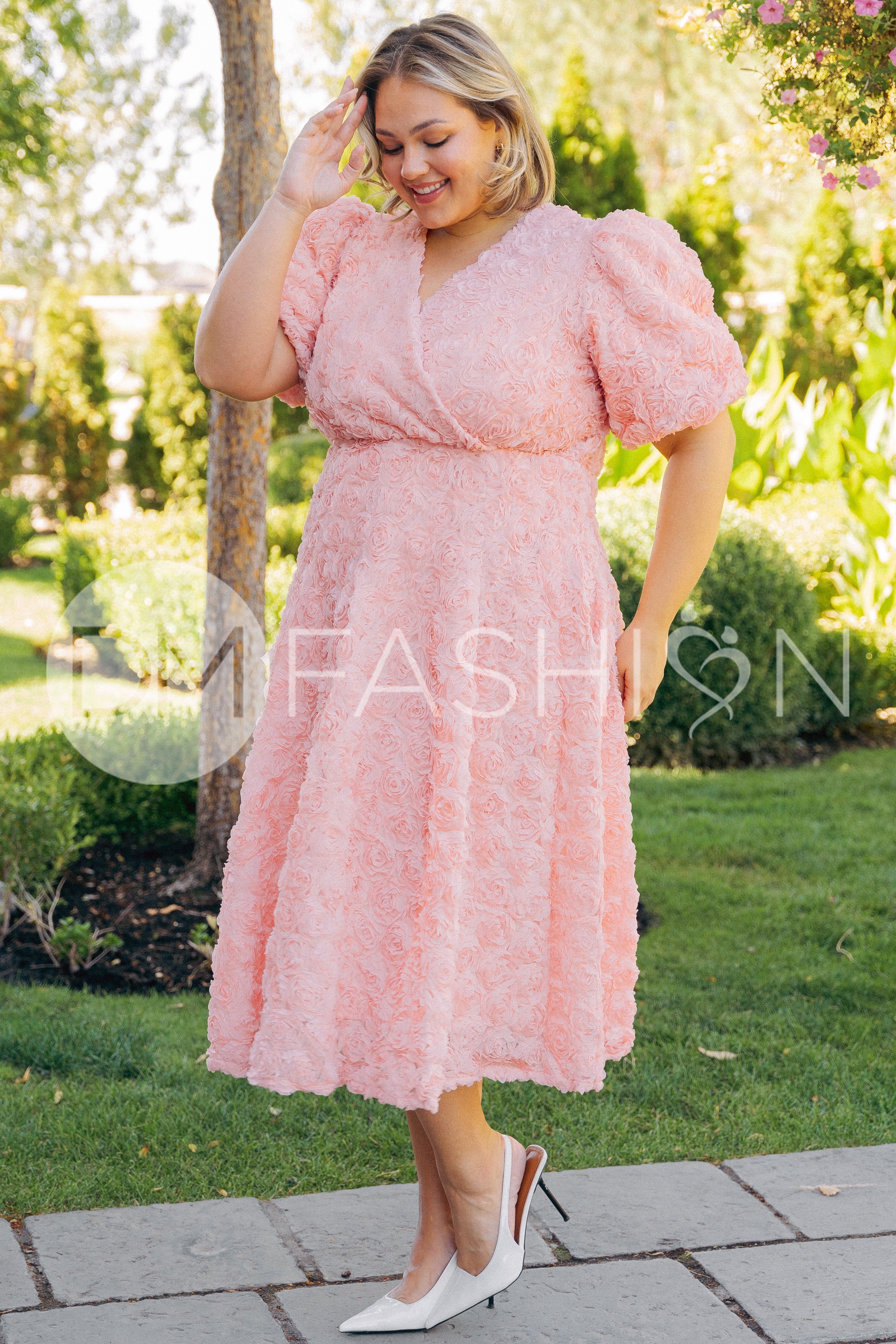 Briar Rose Ballerina Pink Midi Dress - DM Exclusive