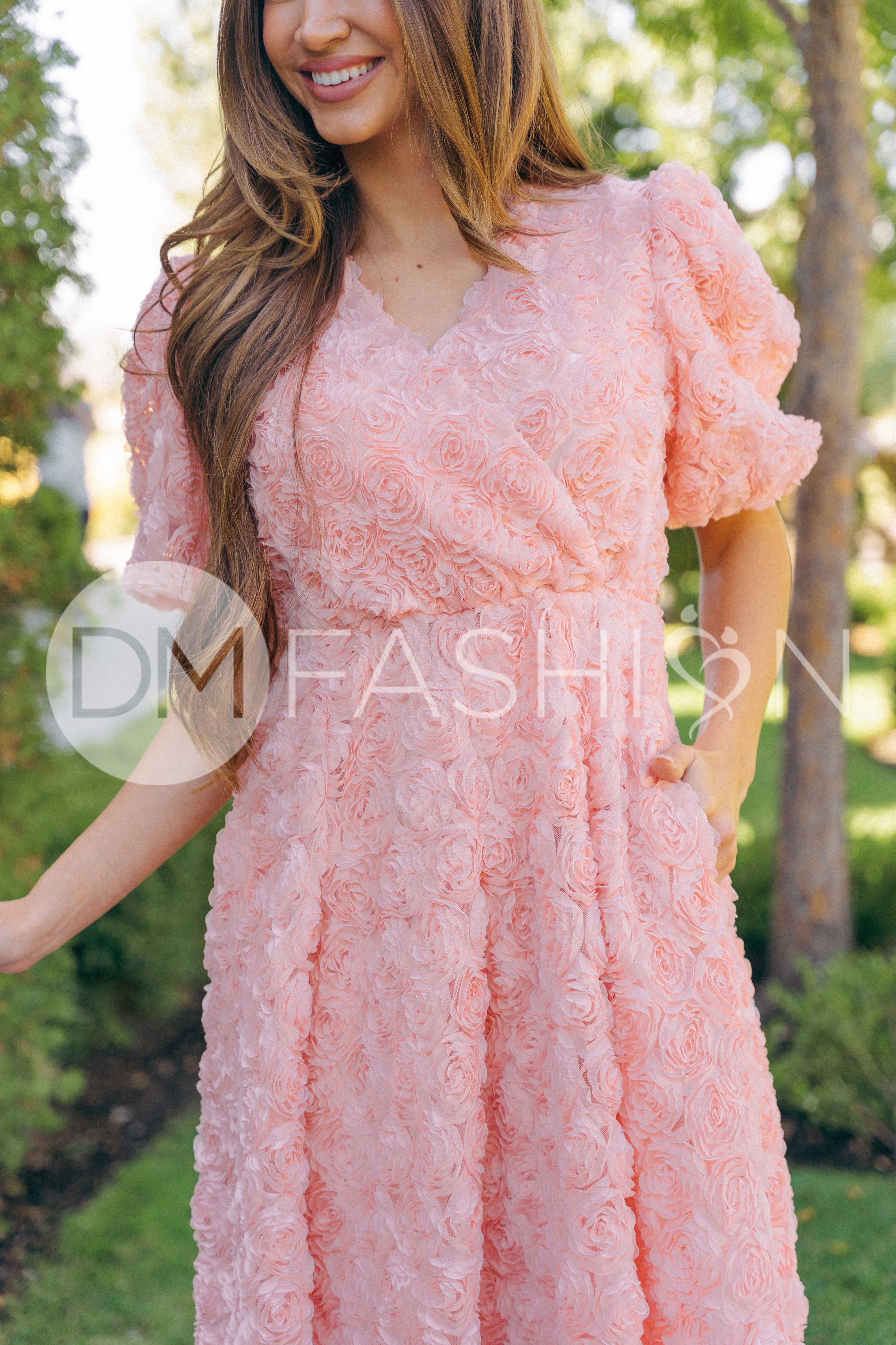 Briar Rose Ballerina Pink Midi Dress - DM Exclusive