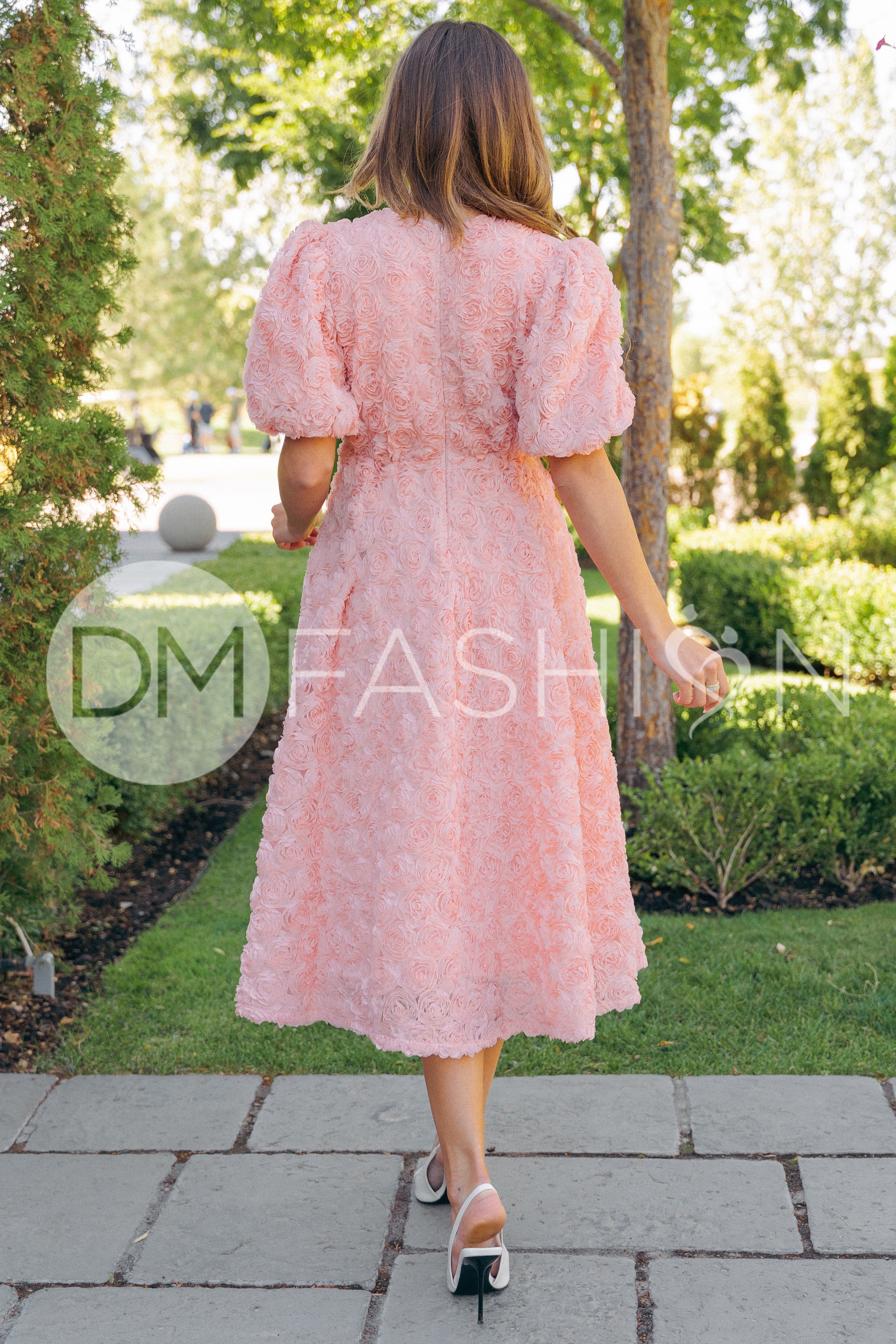 Briar Rose Ballerina Pink Midi Dress - DM Exclusive