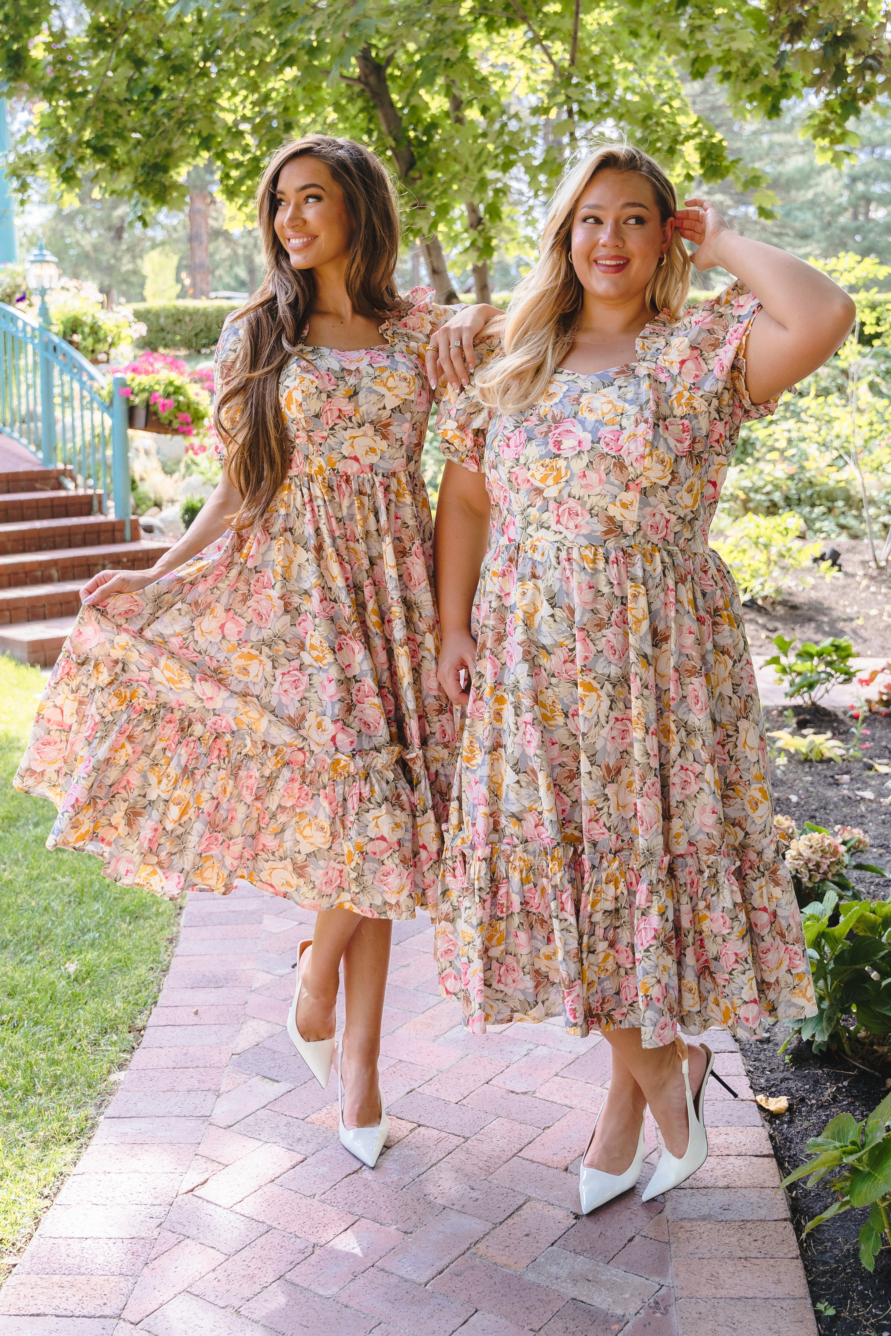 Avril Ivory Cottage Rose Floral - DM Exclusive