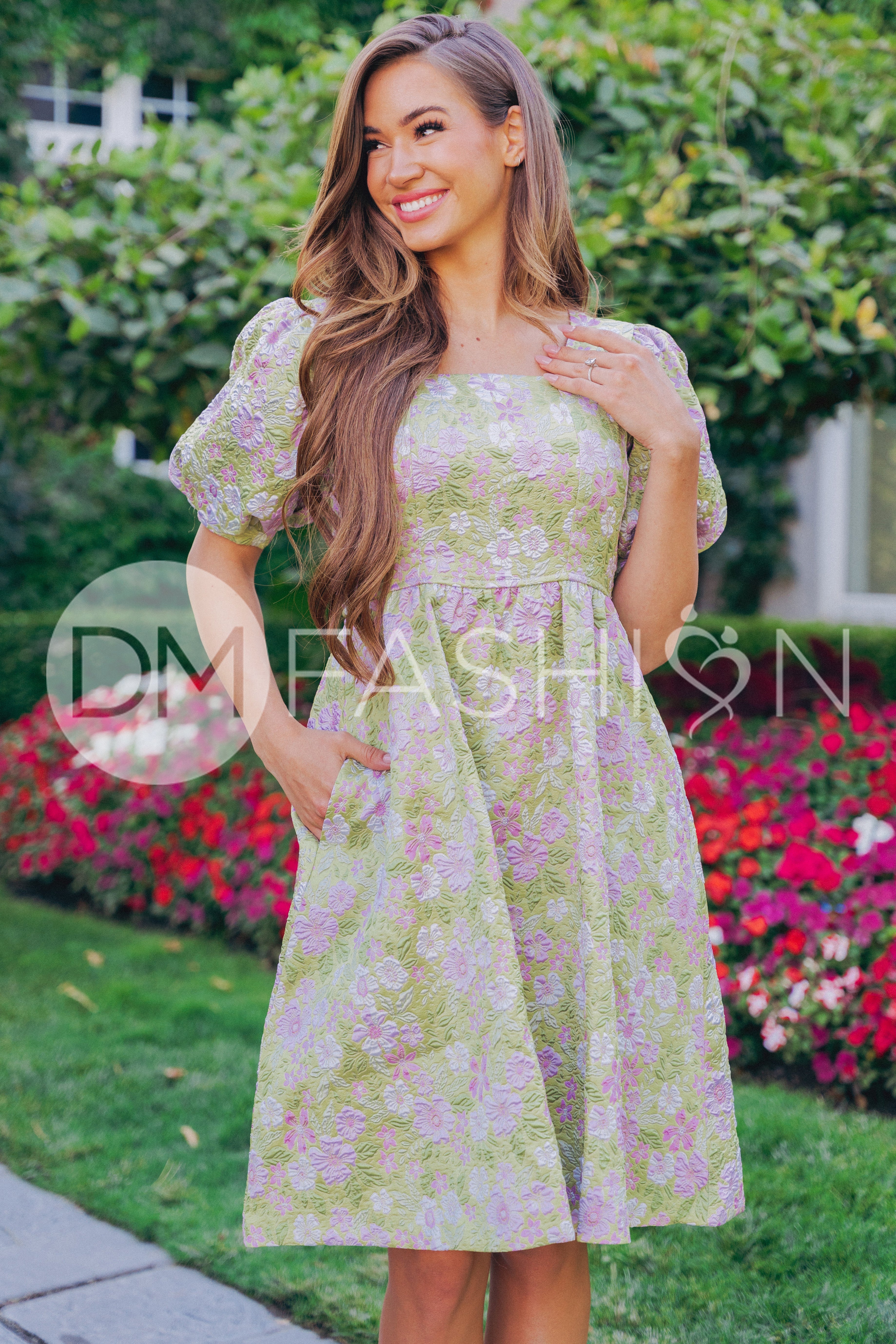 Hope Purple Paradise Jacquard Dress - DM Exclusive - FINAL SALE