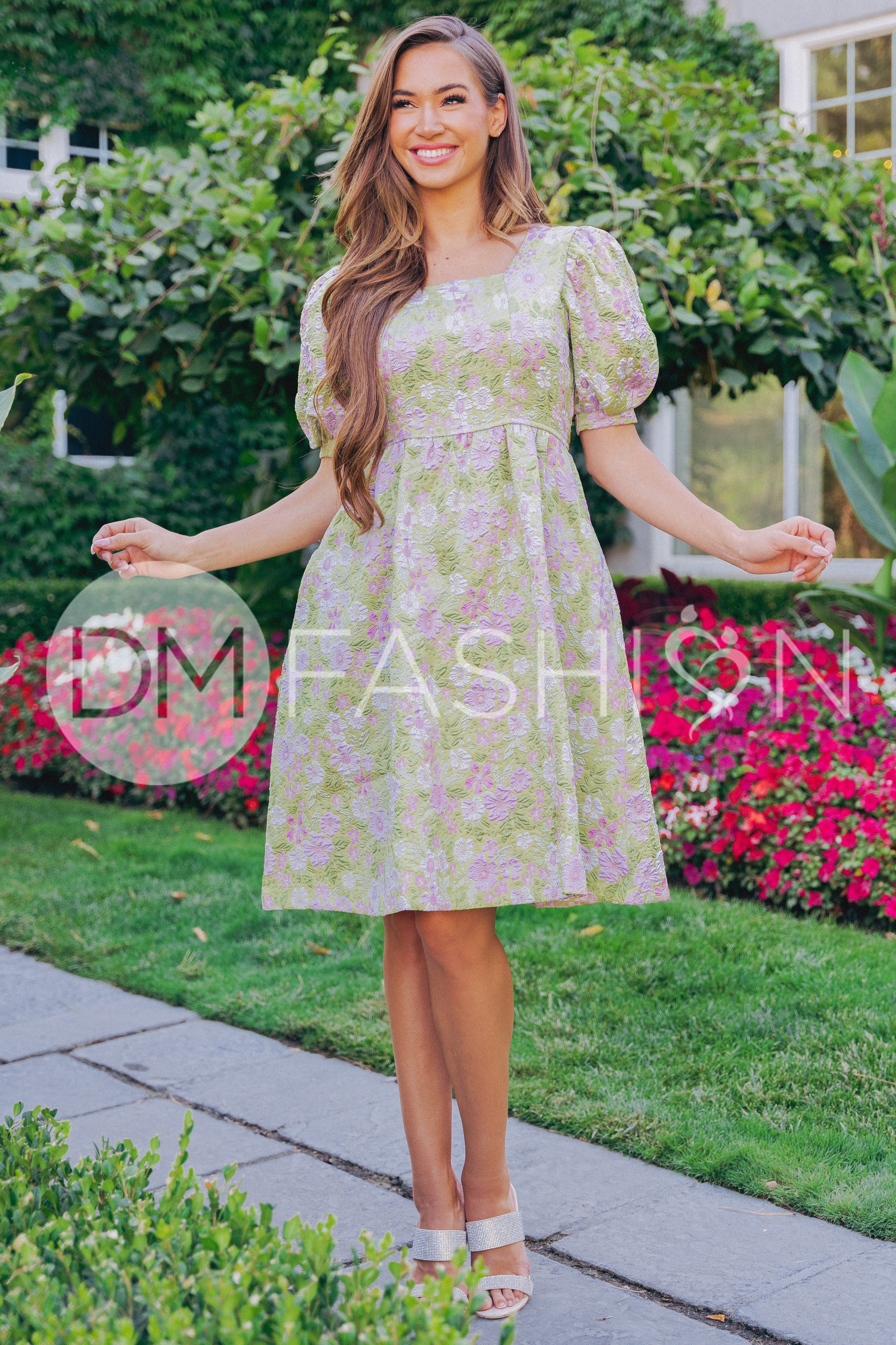 Hope Purple Paradise Jacquard Dress - DM Exclusive - FINAL SALE