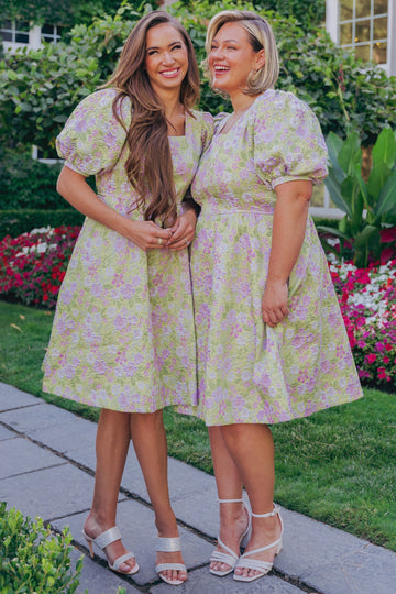 Hope Purple Paradise Jacquard Dress - DM Exclusive - FINAL SALE