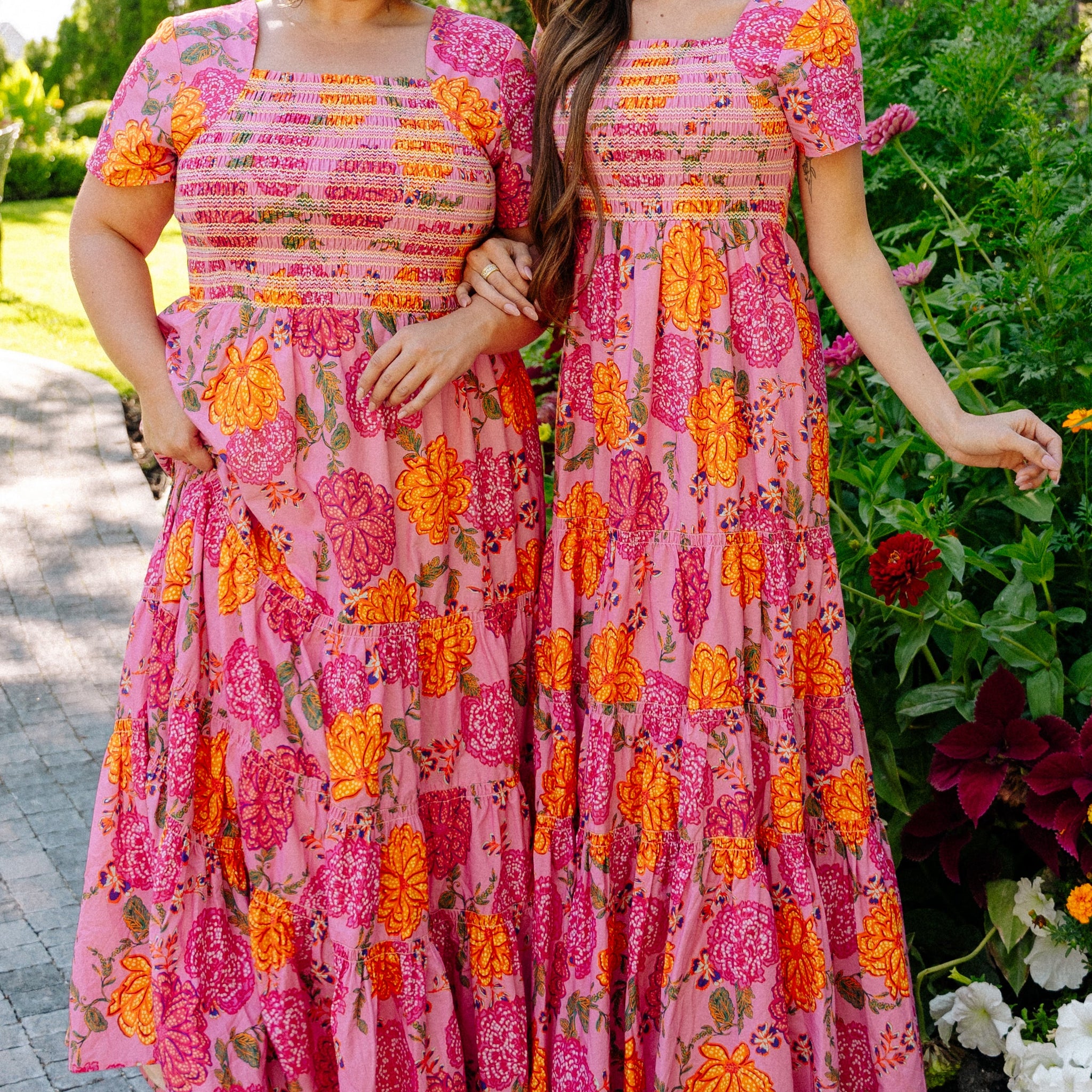 Jaelyn Pink Floral - DM Exclusive - Maternity Friendly - Restocked - LOW STOCK