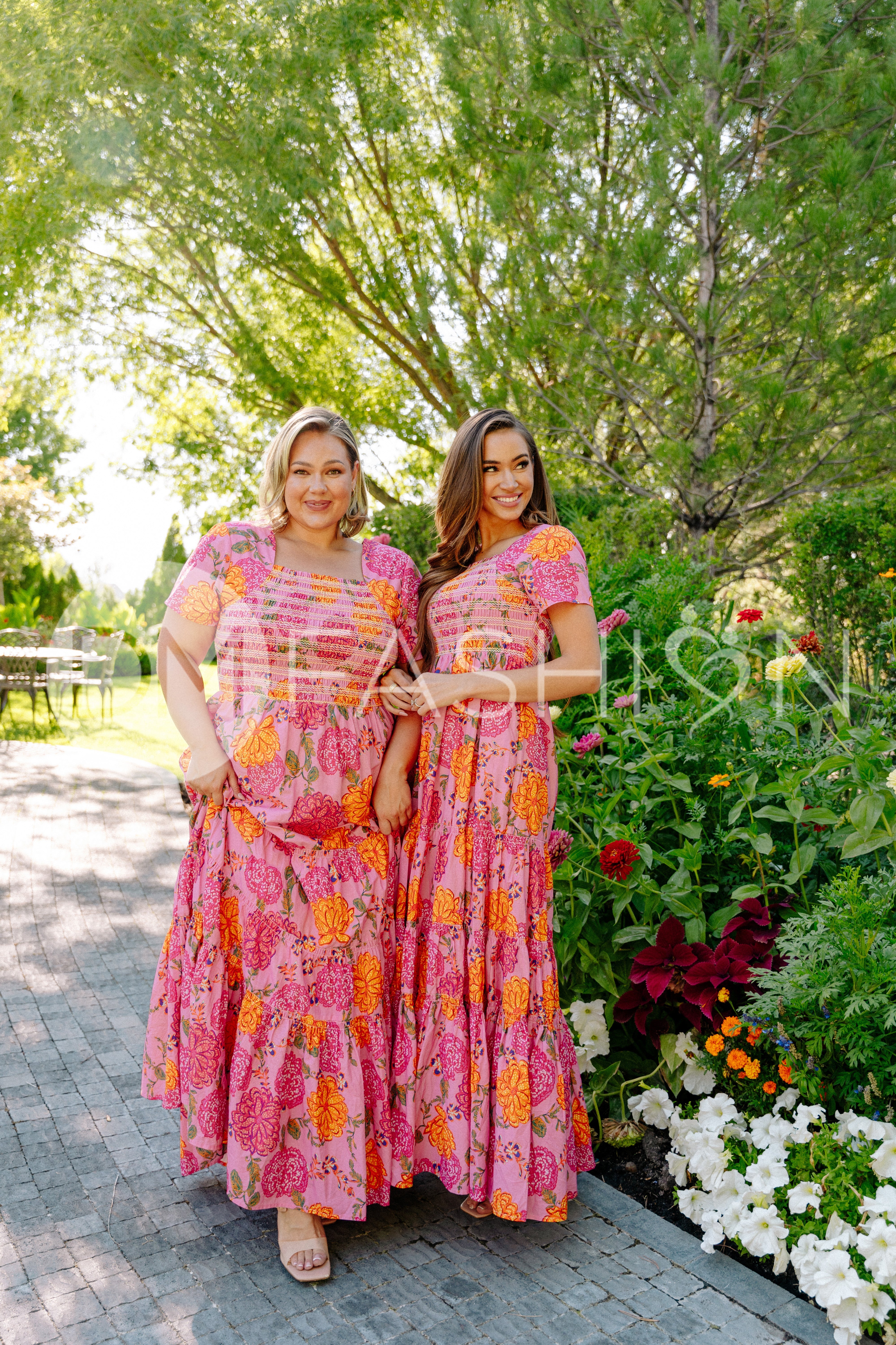 Jaelyn Pink Floral - DM Exclusive - Maternity Friendly - Restocked - LOW STOCK