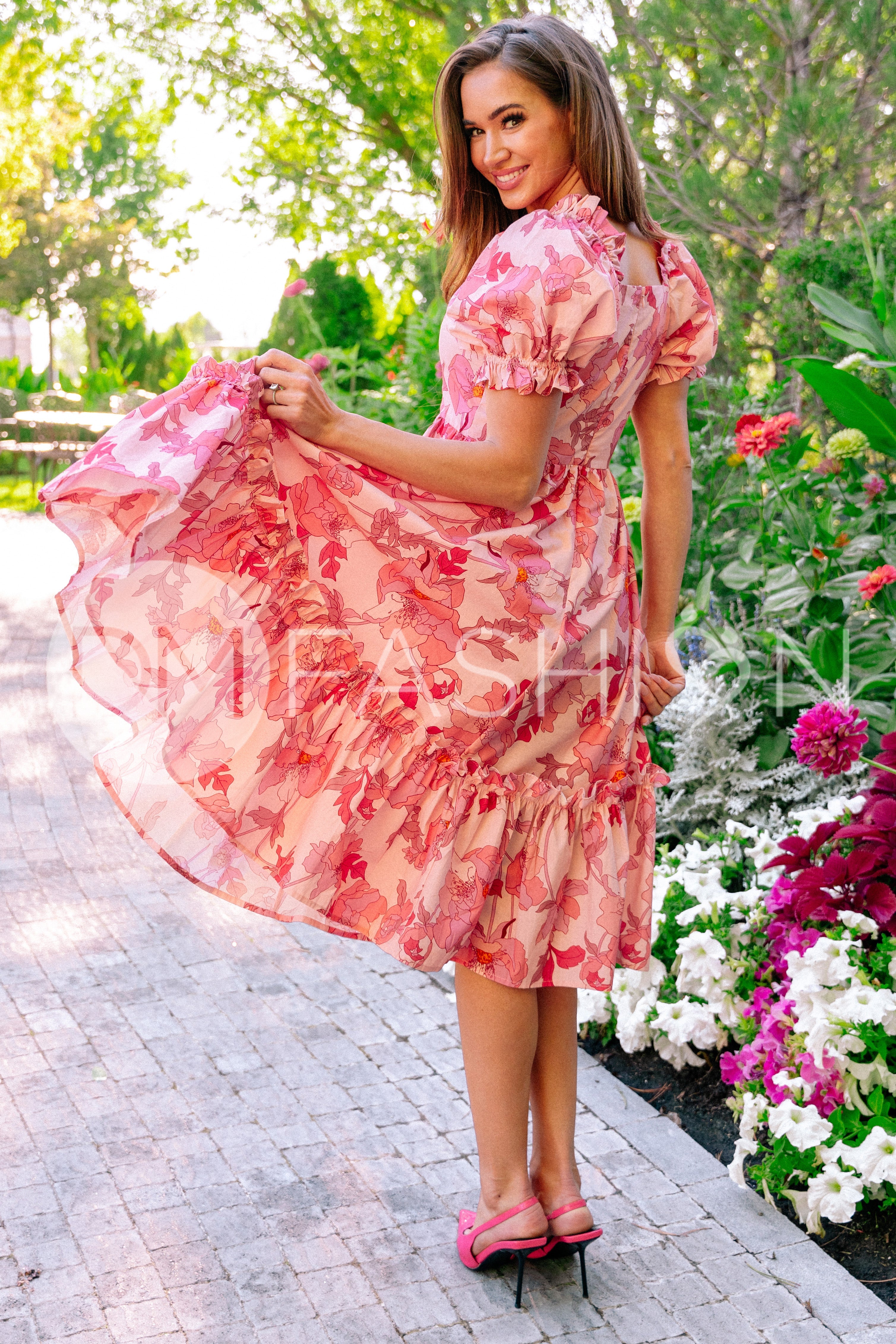 Avril Romance Pink Floral - DM Exclusive