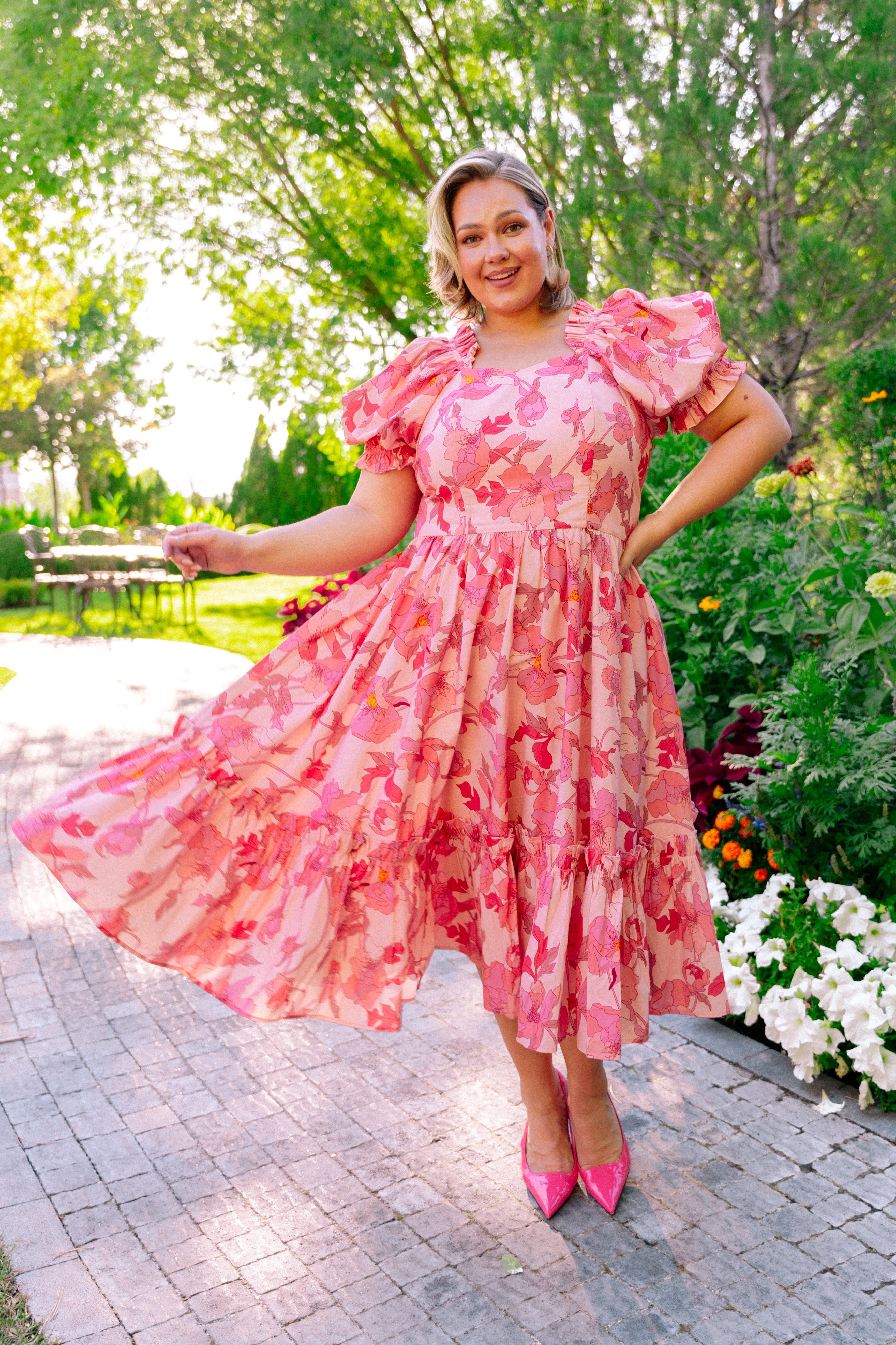 Avril Romance Pink Floral - DM Exclusive