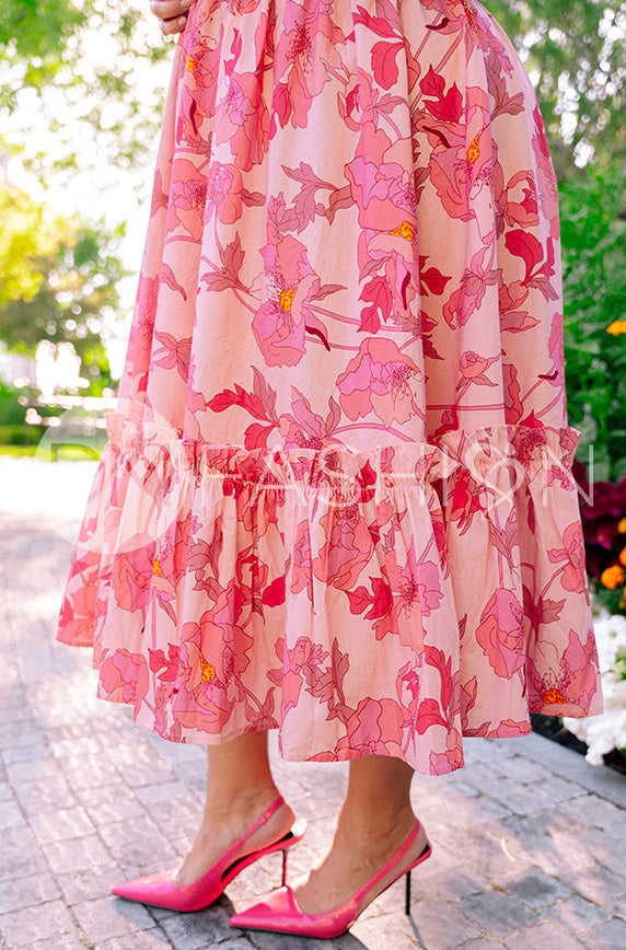 Avril Romance Pink Floral - DM Exclusive