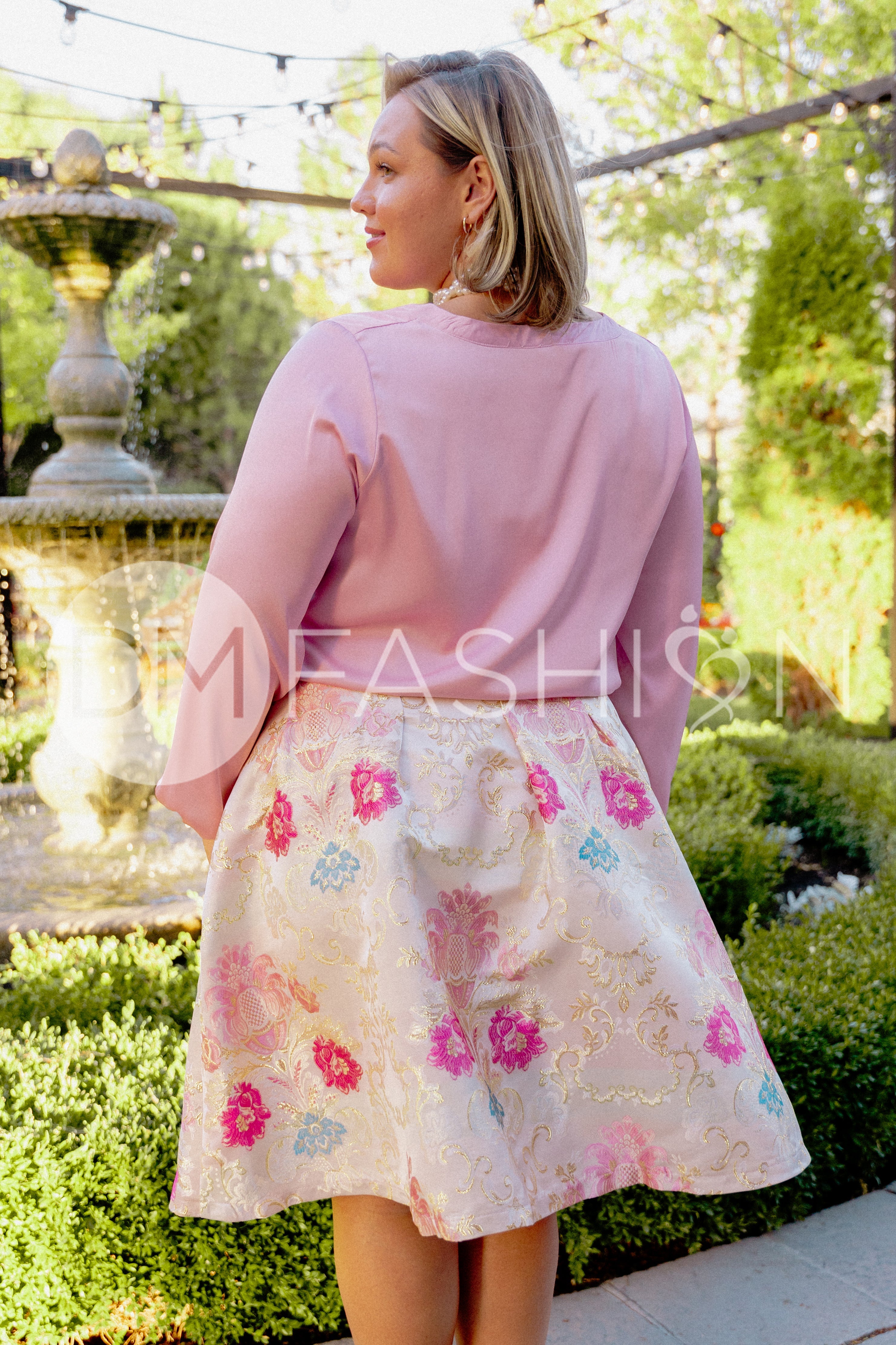 Up Town Blouse - Pearl Pink - DM Exclusive