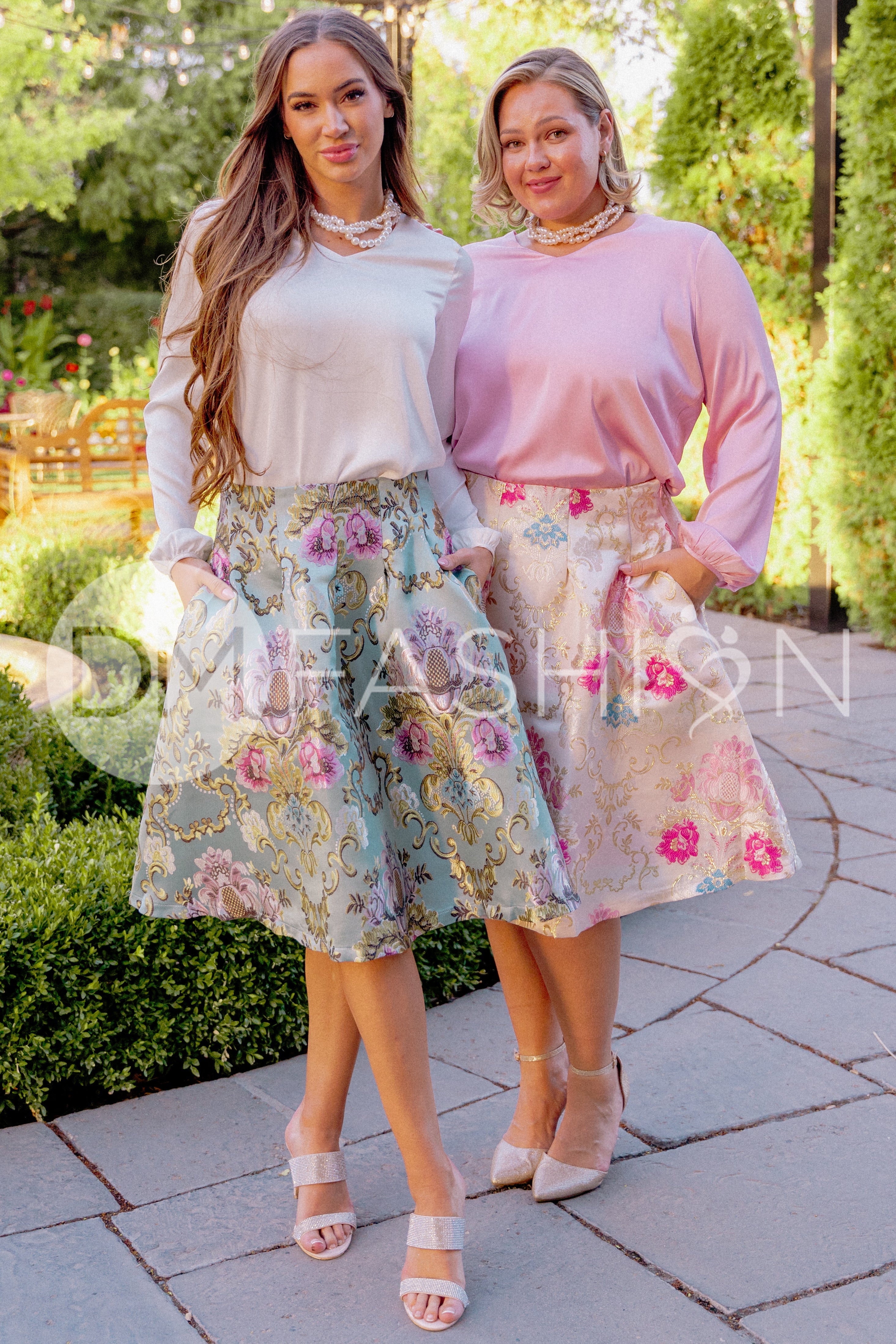 Tea Party Skirt - Pearl - DM Exclusive