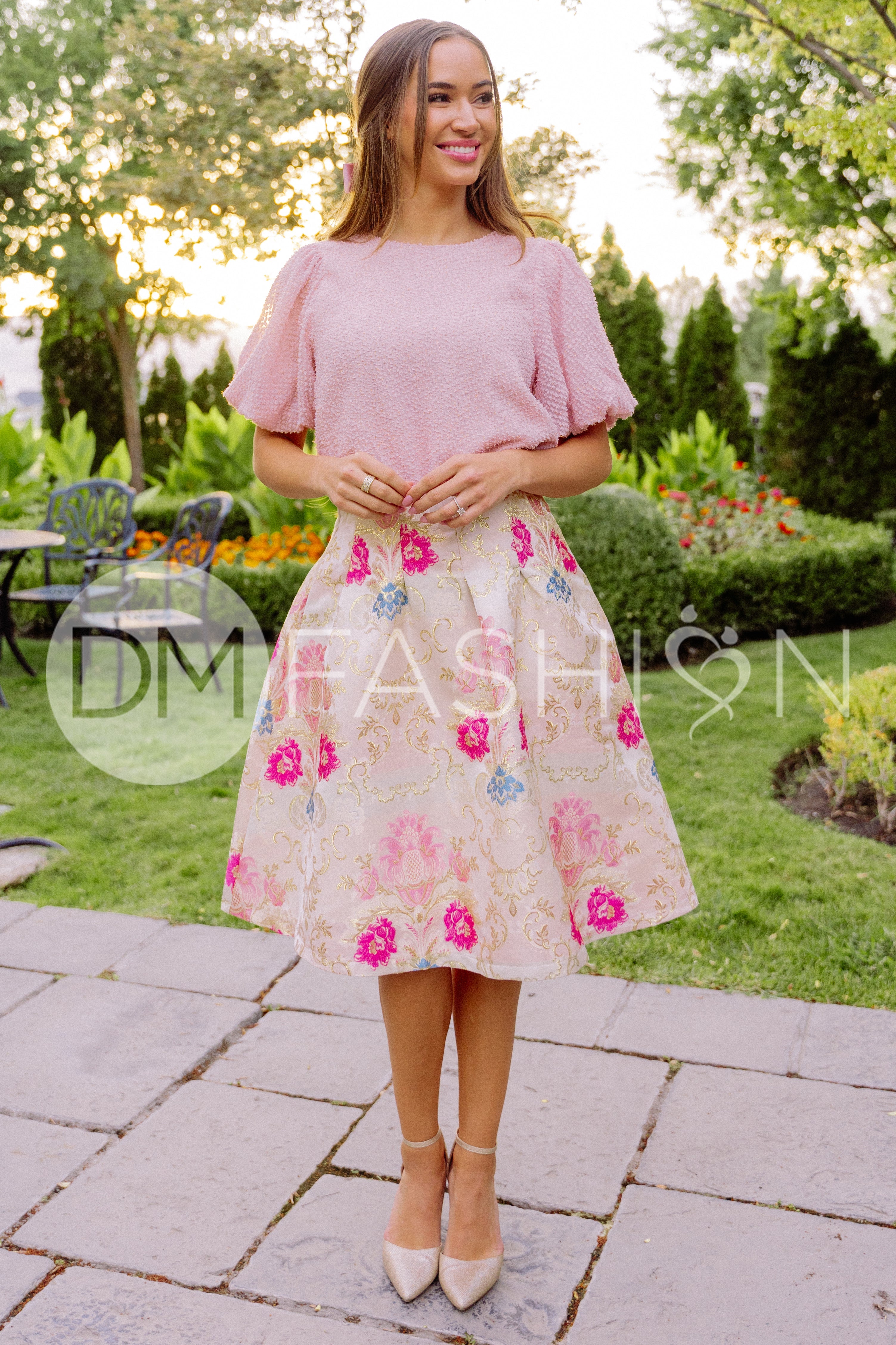Tea Party Skirt - Pearl - DM Exclusive