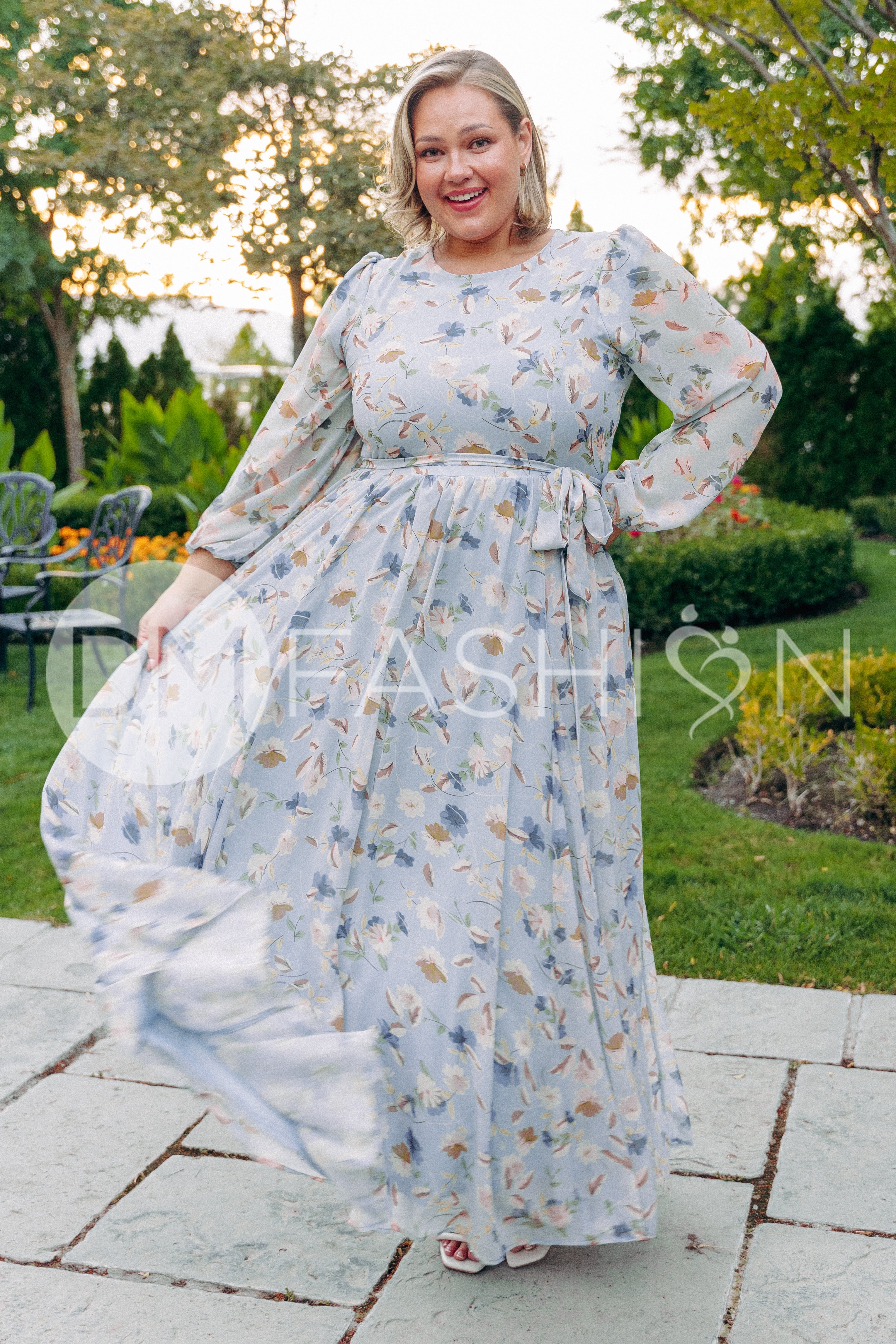 Skye Blue Floral - DM Exclusive