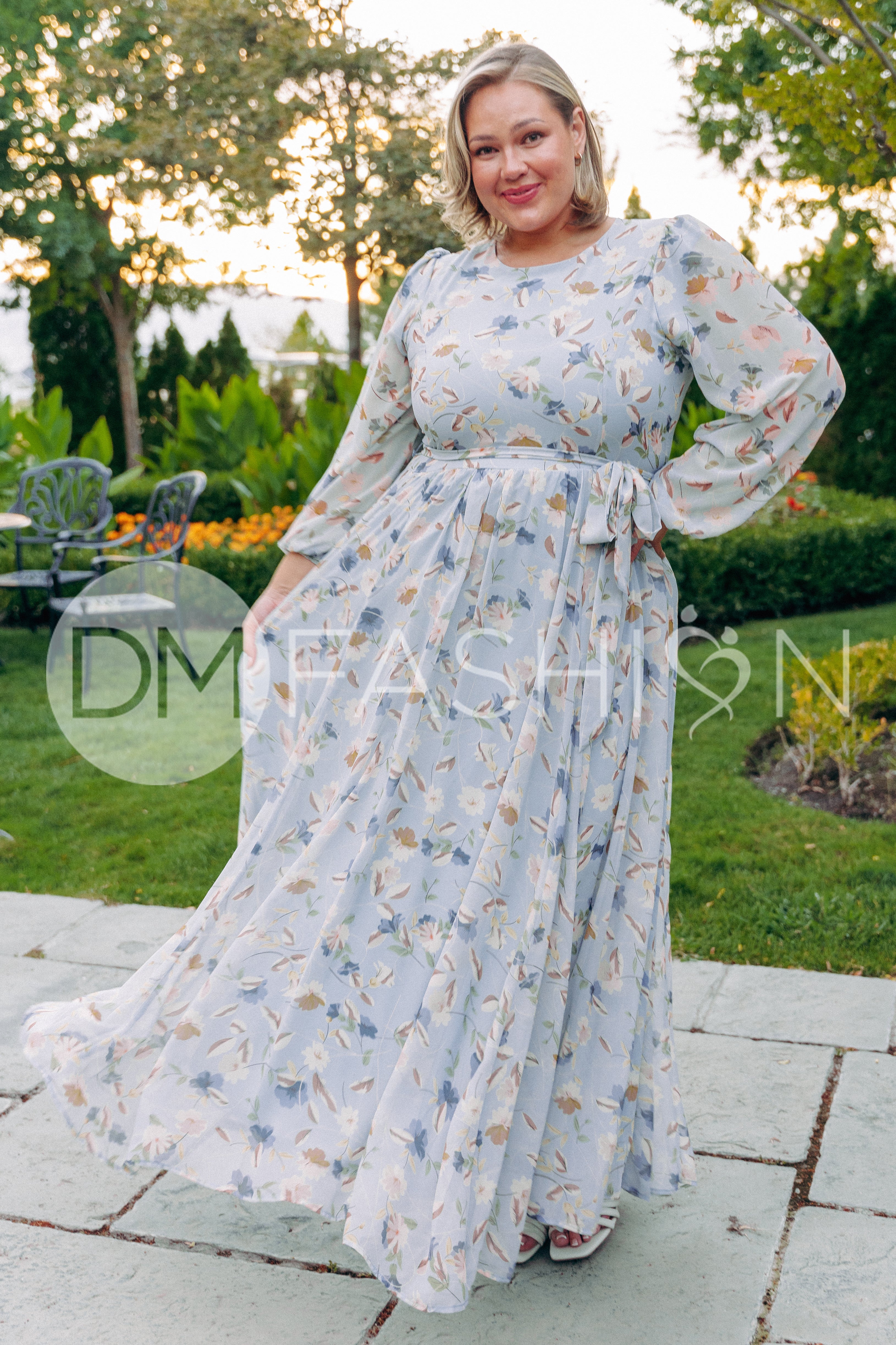 Skye Blue Floral - DM Exclusive