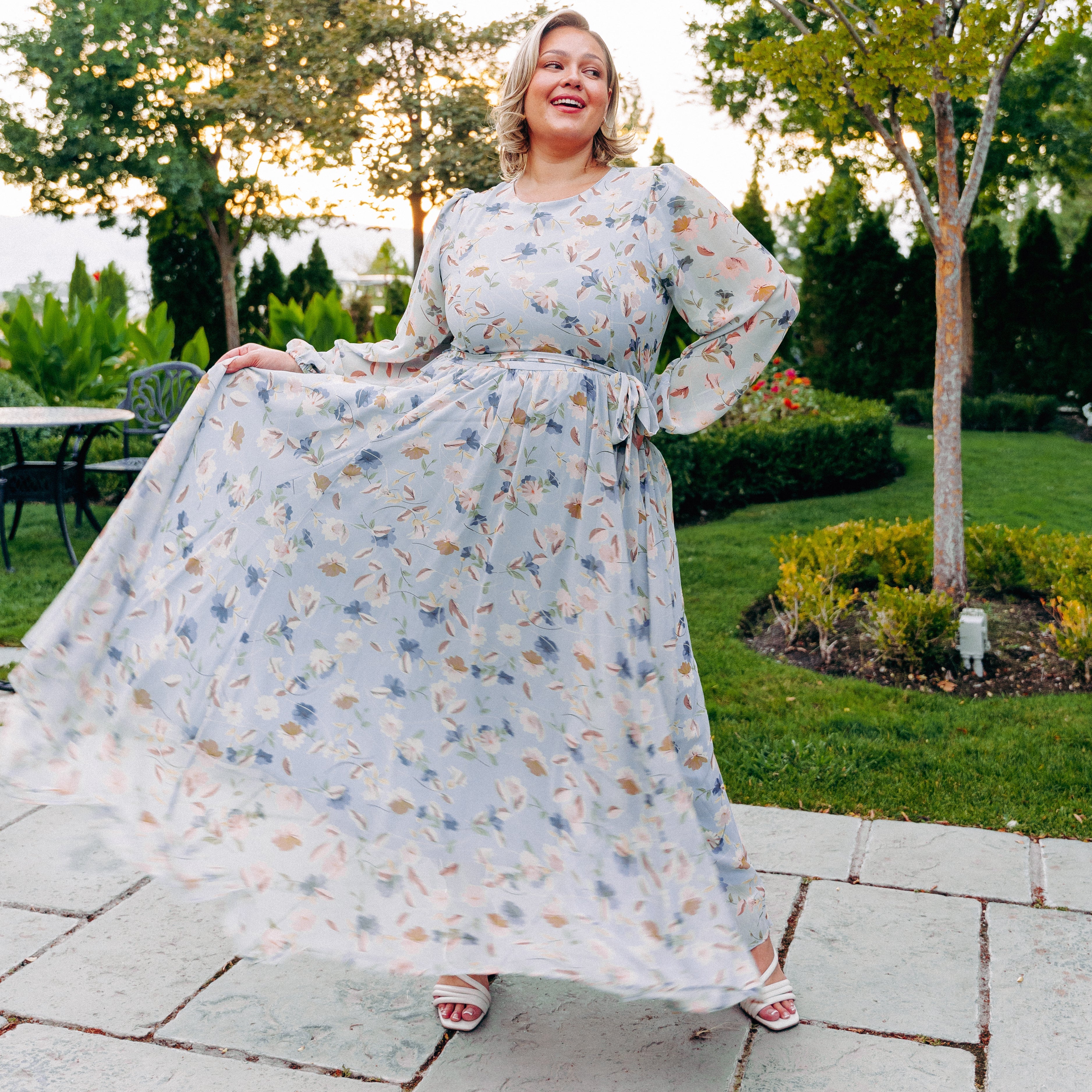 Skye Blue Floral - DM Exclusive