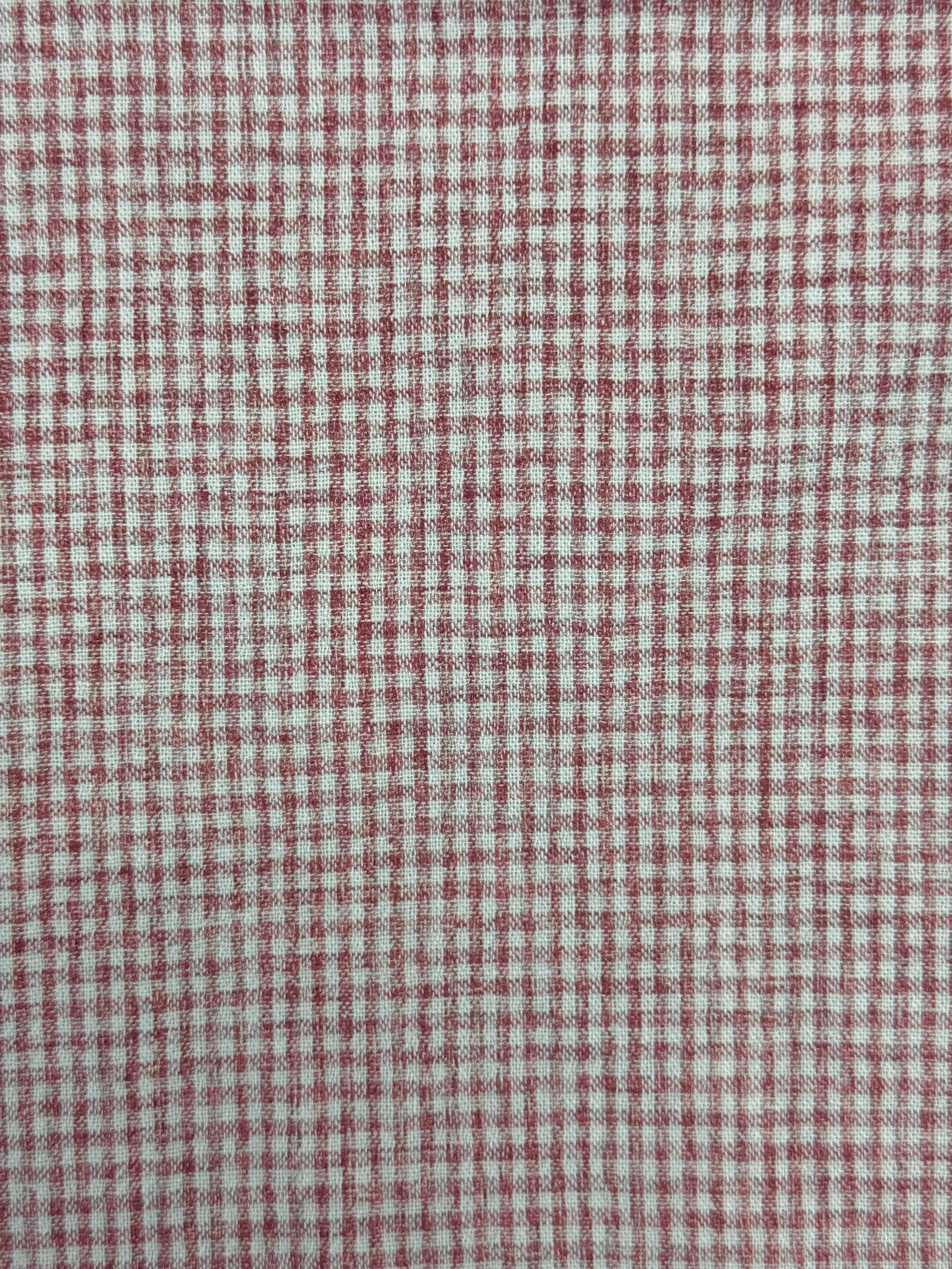 Emma Burgundy Gingham Dress - MCO