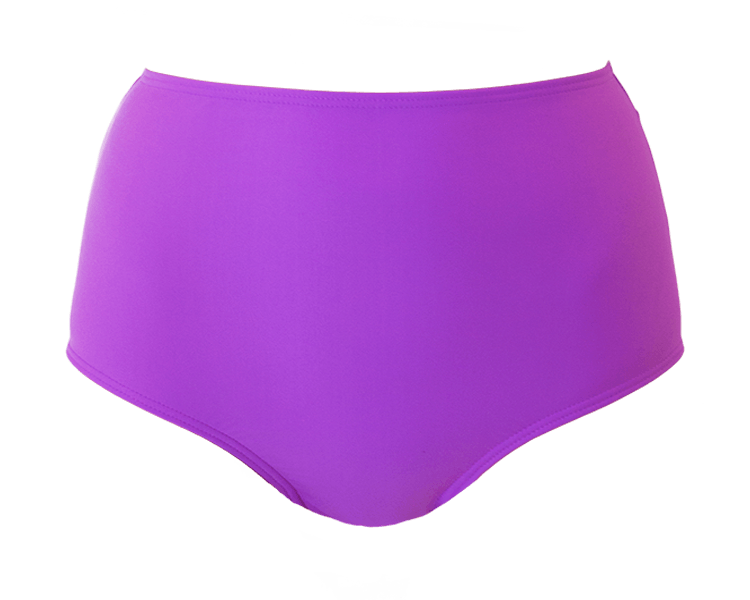 High Waist Bottom - Purple - FINAL SALE