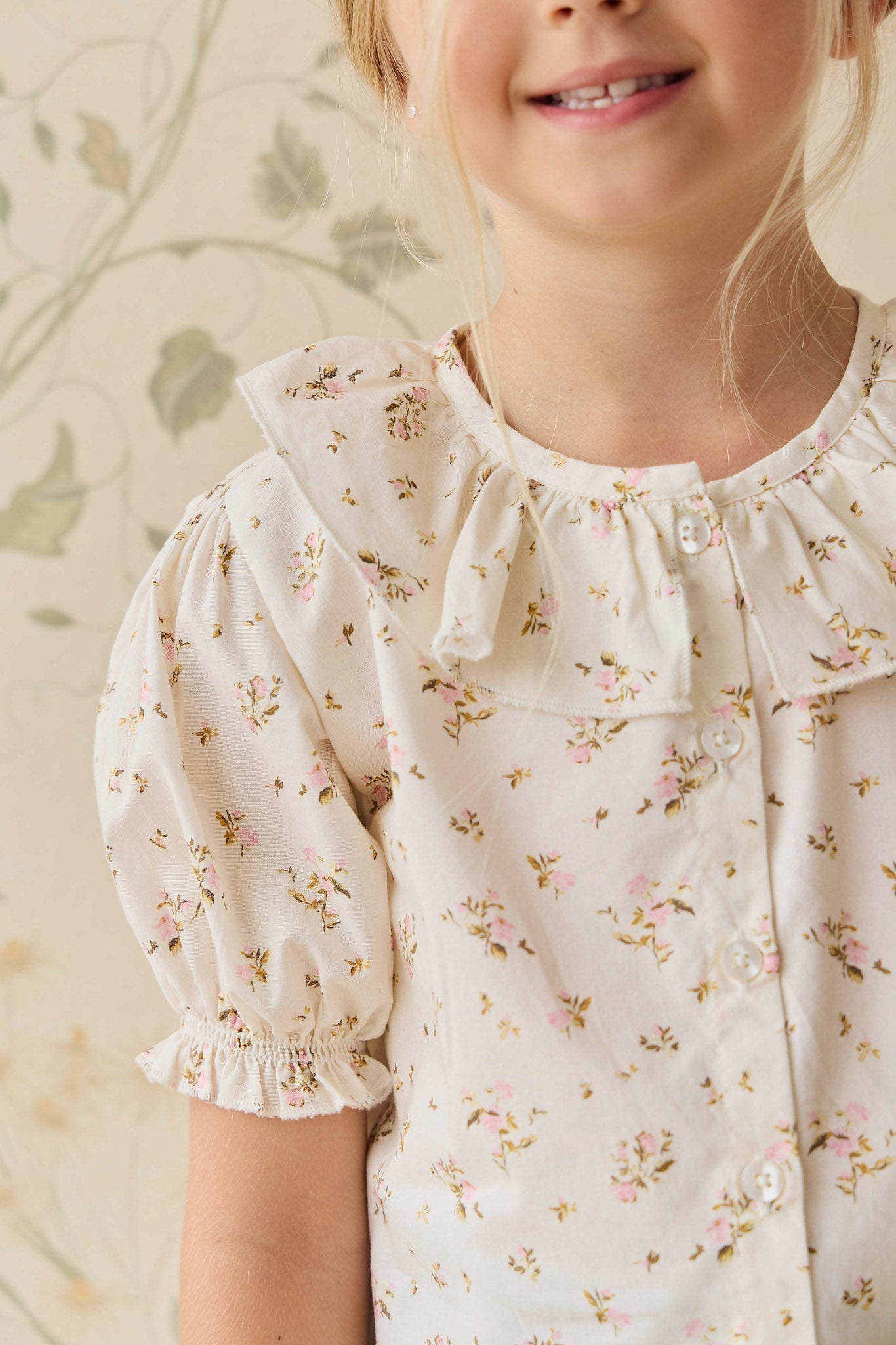 Organic Cotton Alora Top - Bianca Antique