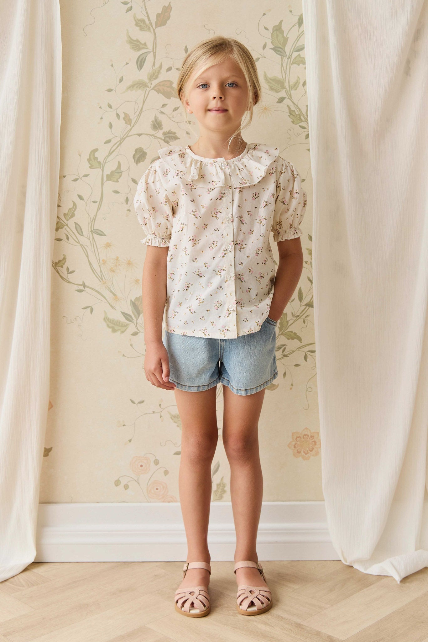 Organic Cotton Alora Top - Bianca Antique