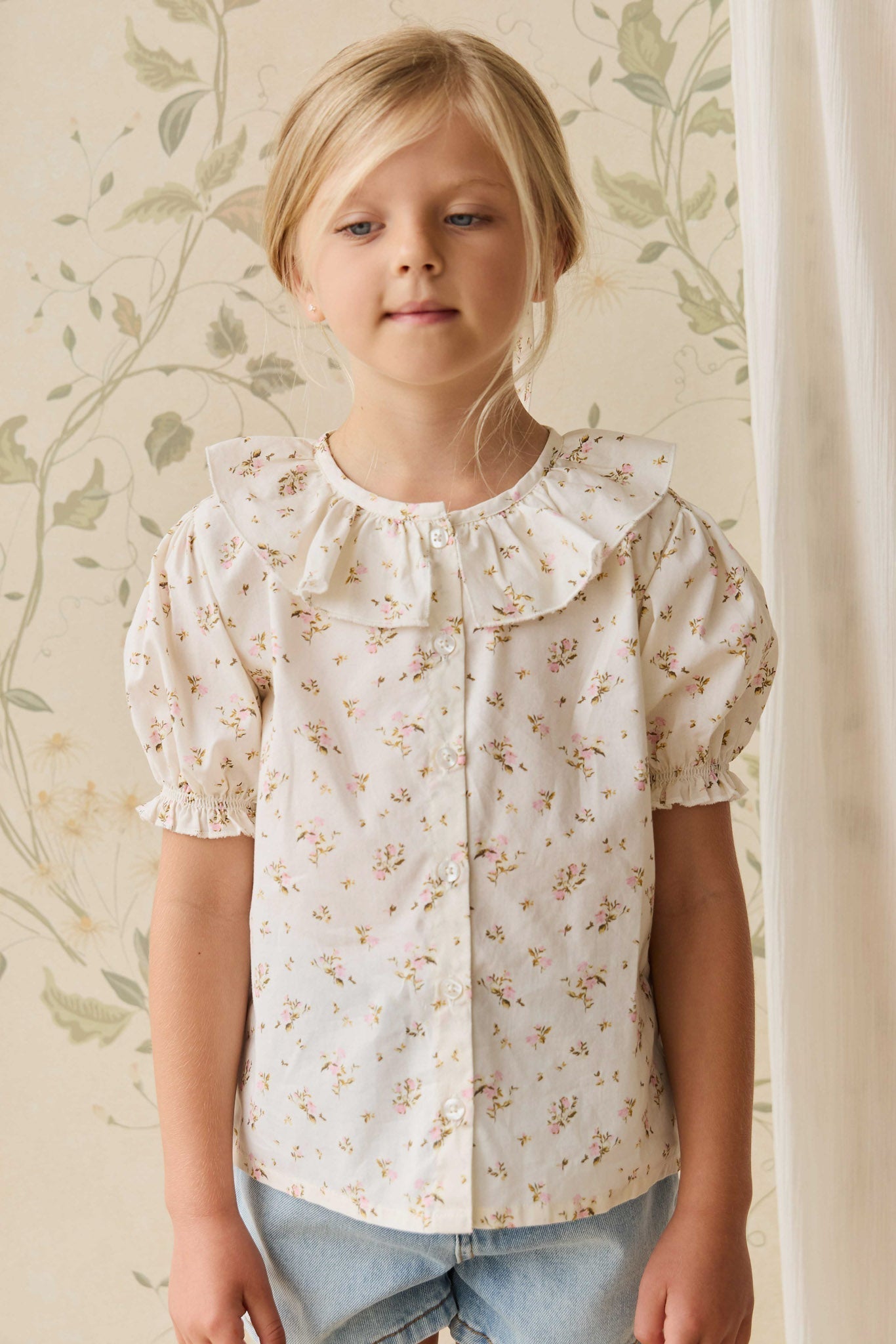 Organic Cotton Alora Top - Bianca Antique