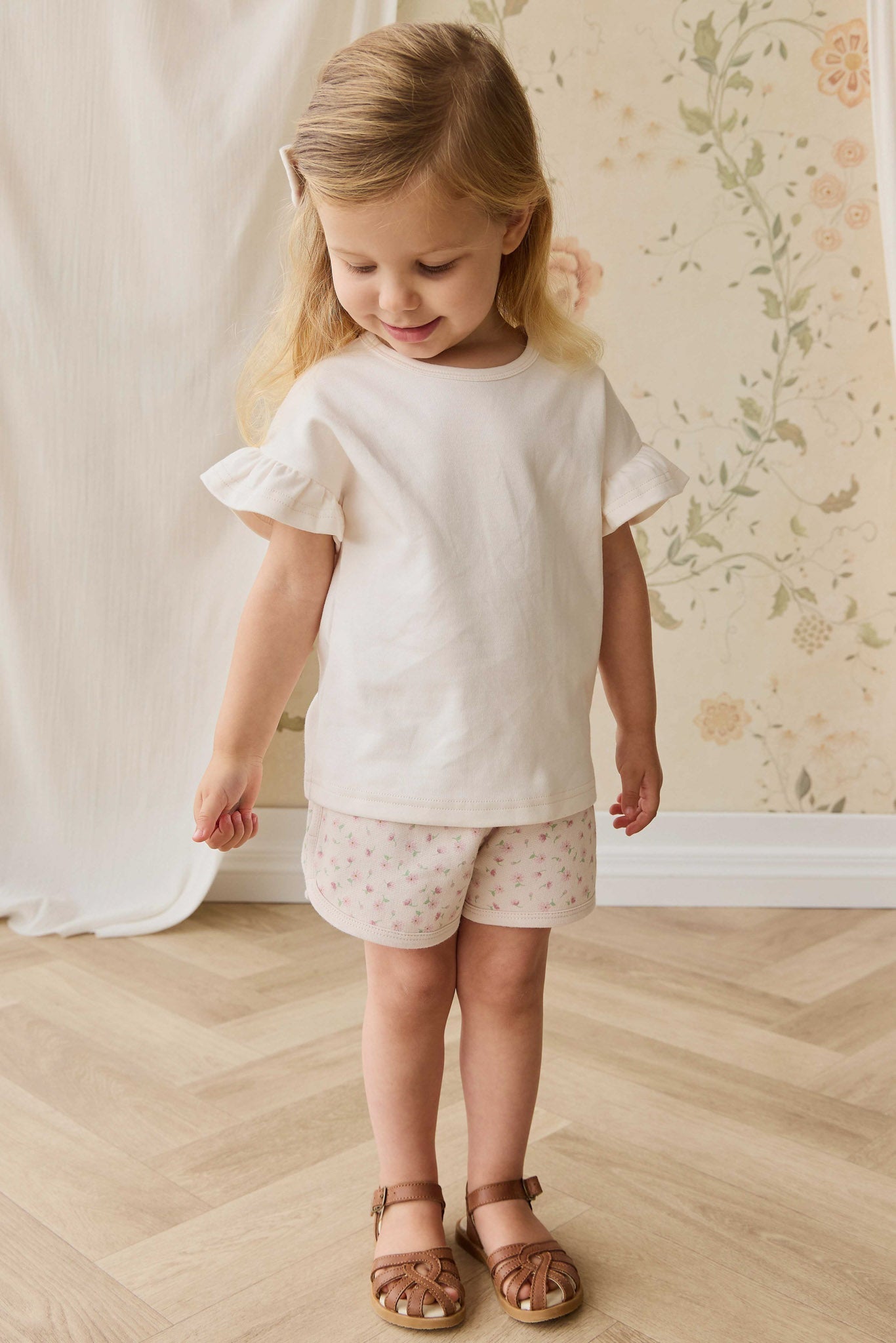Pima Cotton Antoinette Top - Blushed Rose