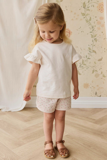 Pima Cotton Antoinette Top - Blushed Rose