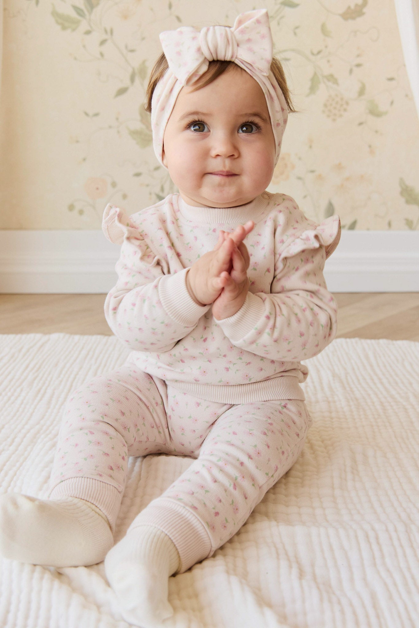 Organic Cotton Lilith Sweatshirt - Victoria Blush