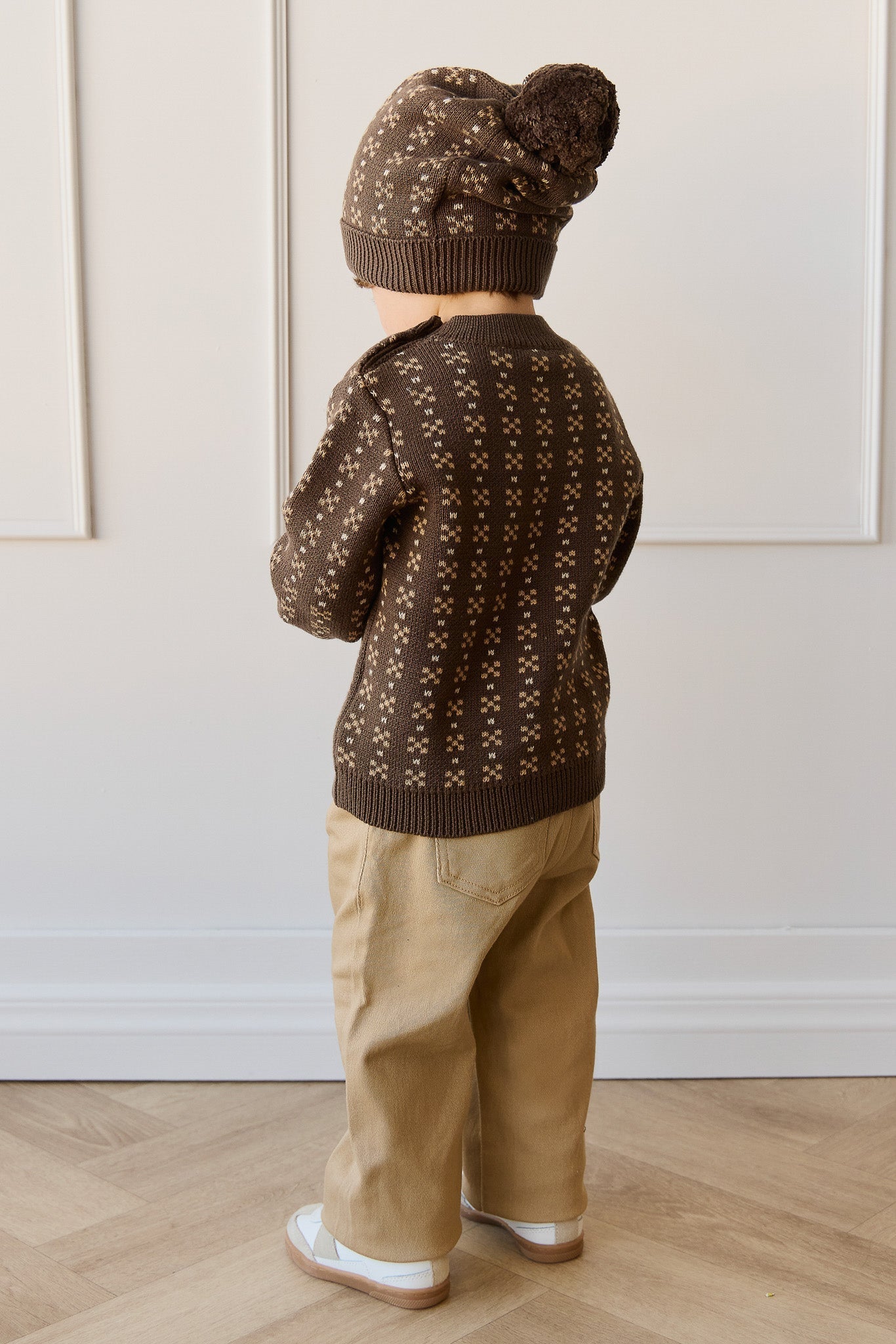 Bertie Knit Jumper - Fairisle Desert Palm
