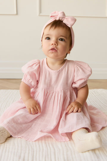 Organic Cotton Muslin Headband - Poppy