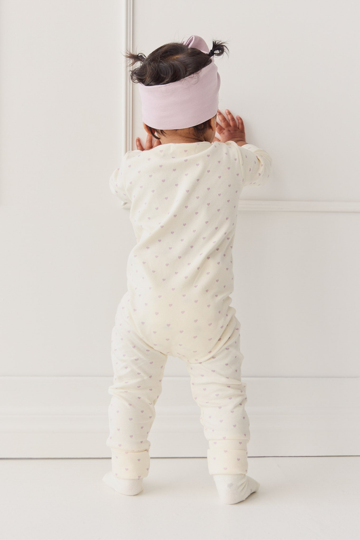 Organic Cotton Reese Zip Onepiece - Mon Amour Vintage Violet