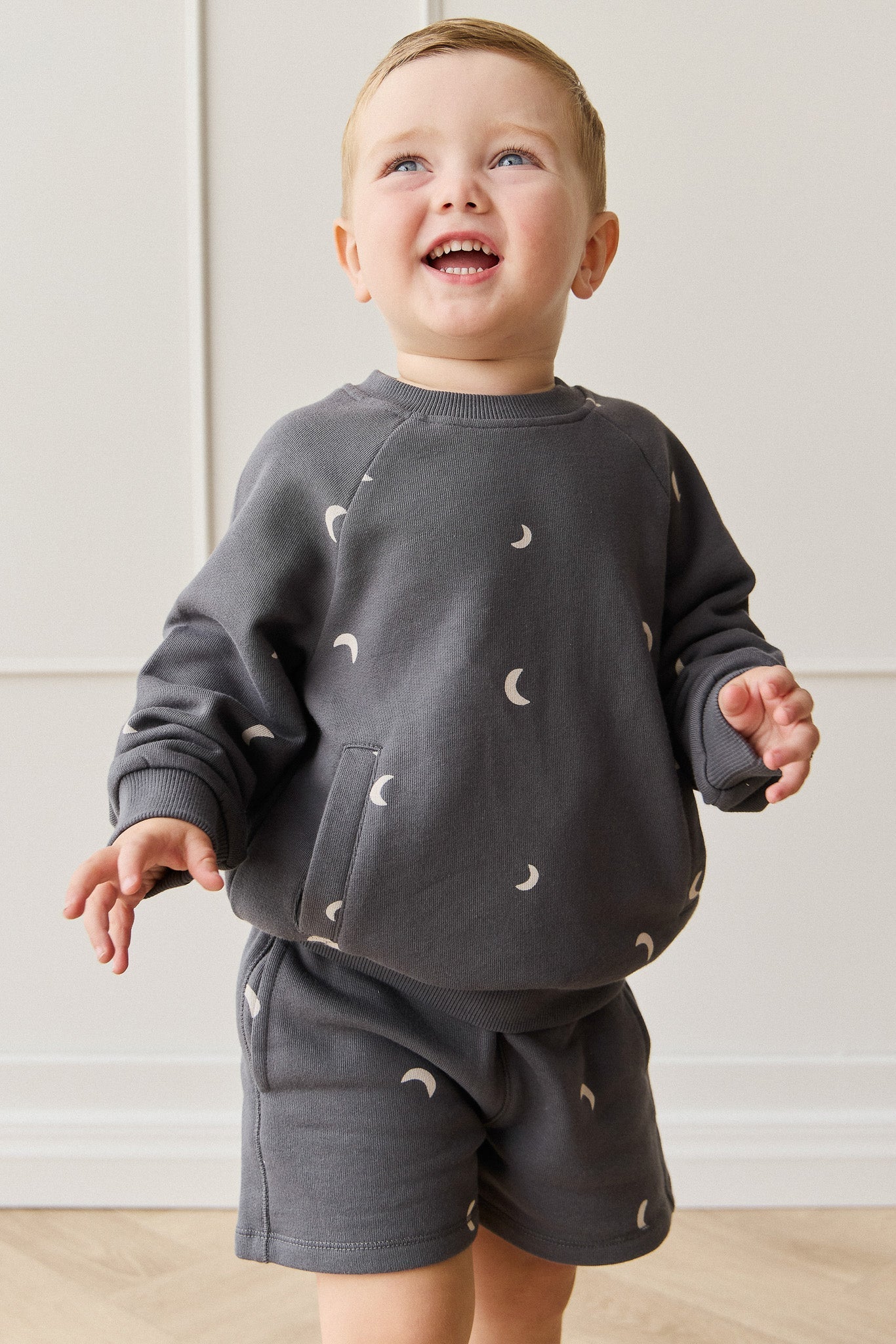 Organic Cotton Henry Sweatshirt - Crescent Moon Icelandic