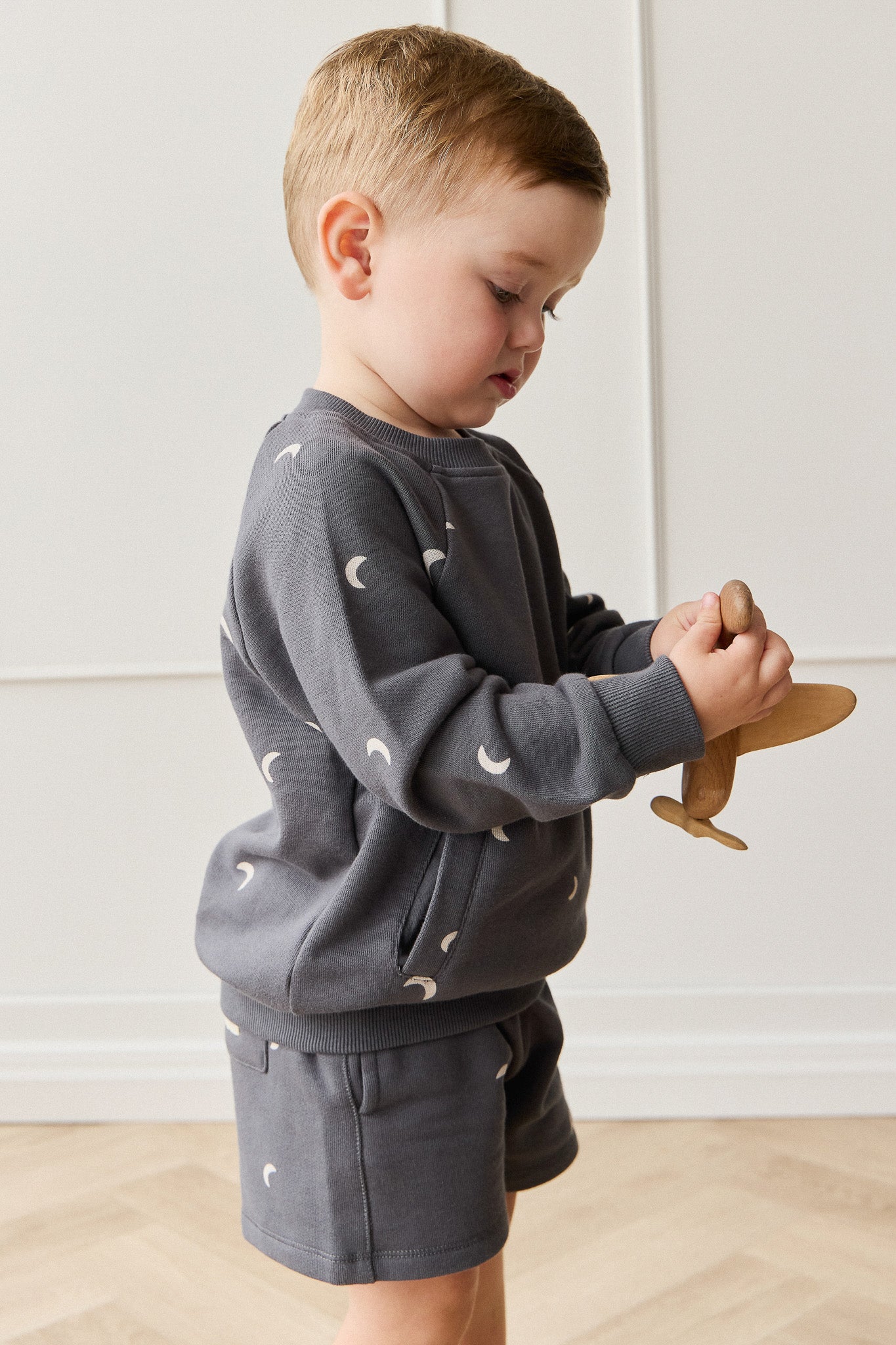 Organic Cotton Jalen Short - Crescent Moon Icelandic