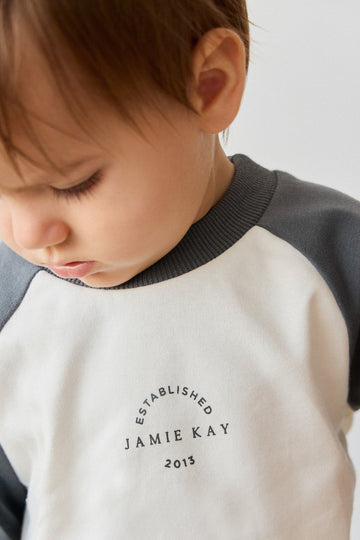 Pima Cotton Dax Tee - Tofu/Atlantic JK Established