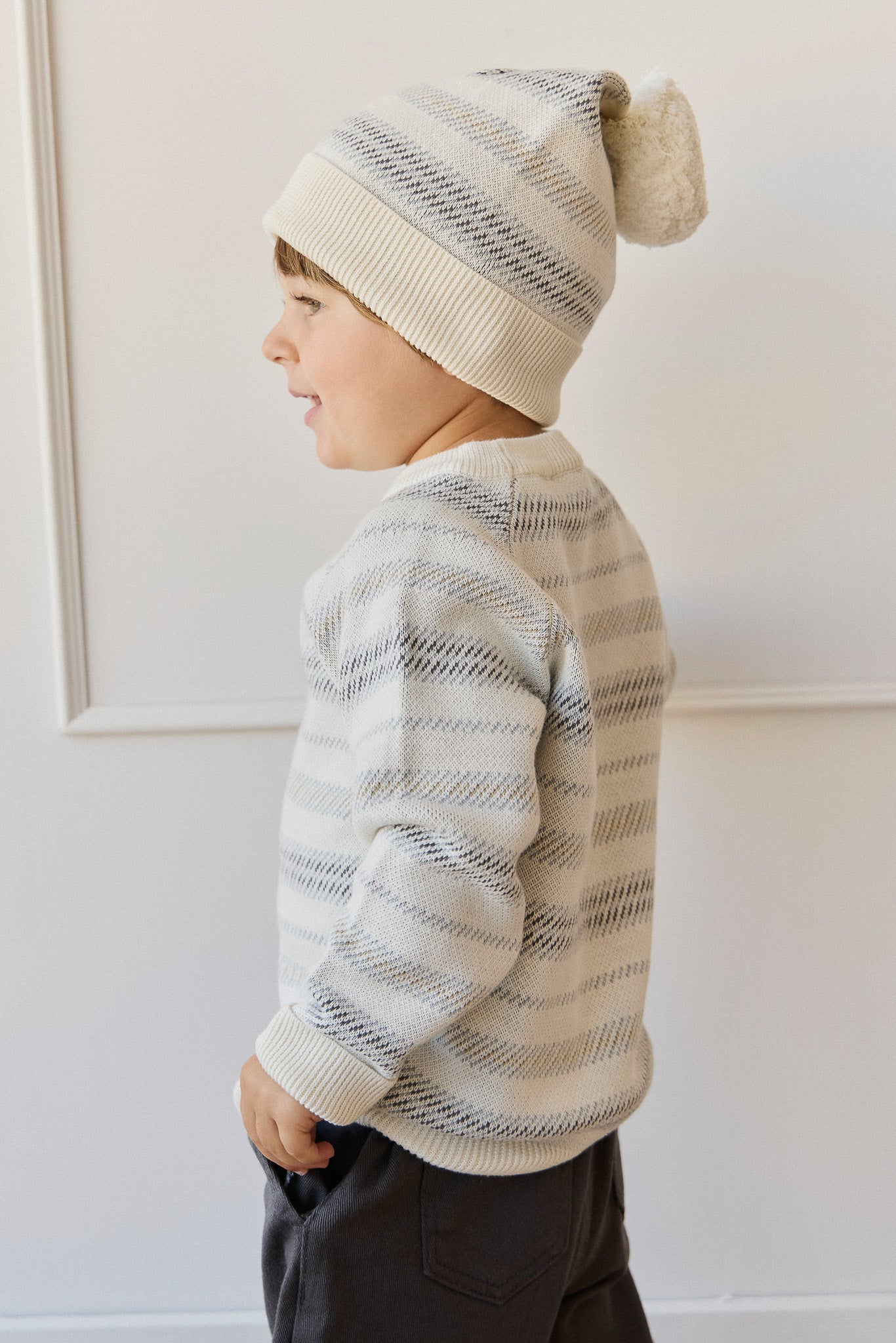 Cedric Knitted Jumper - Cedric Stripe Coast