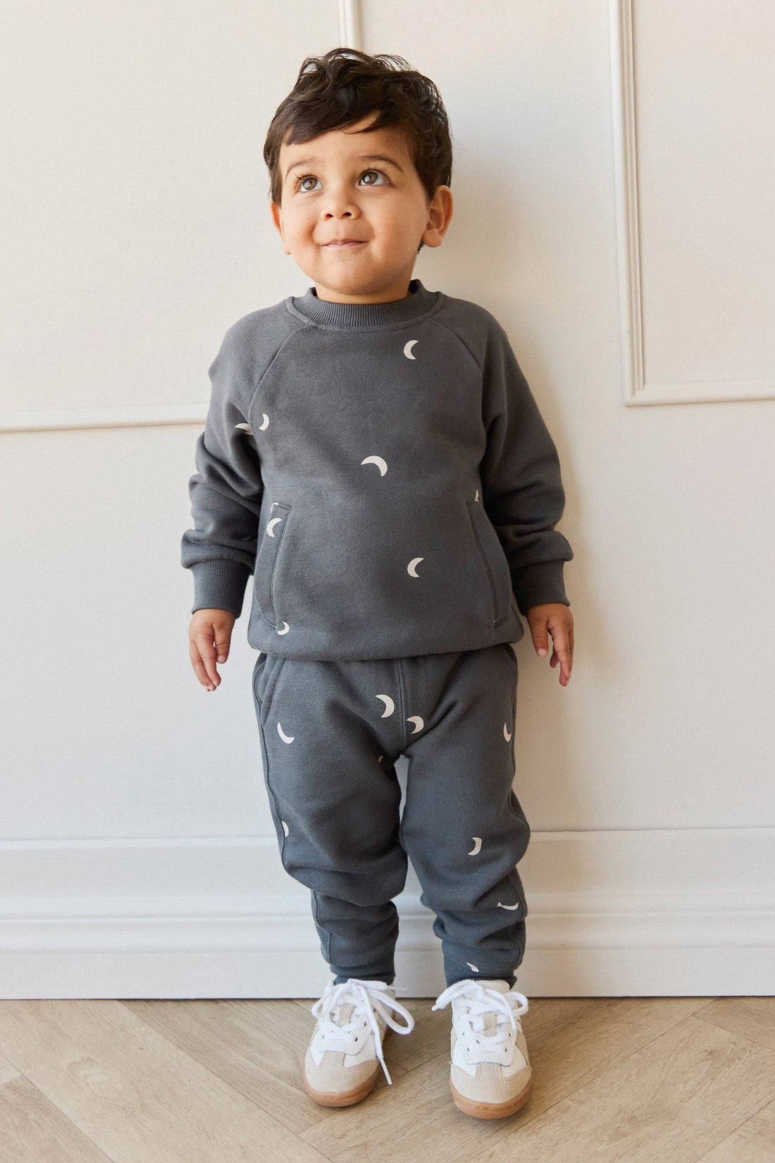 Organic Cotton Jalen Track Pant - Crescent Moon Icelandic