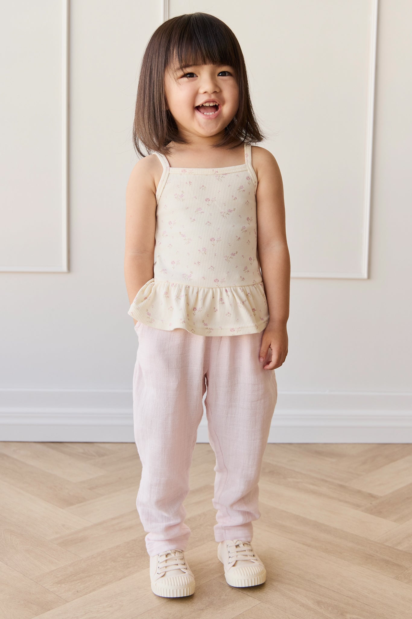 Organic Cotton Muslin Cordelia Pant - Cassia