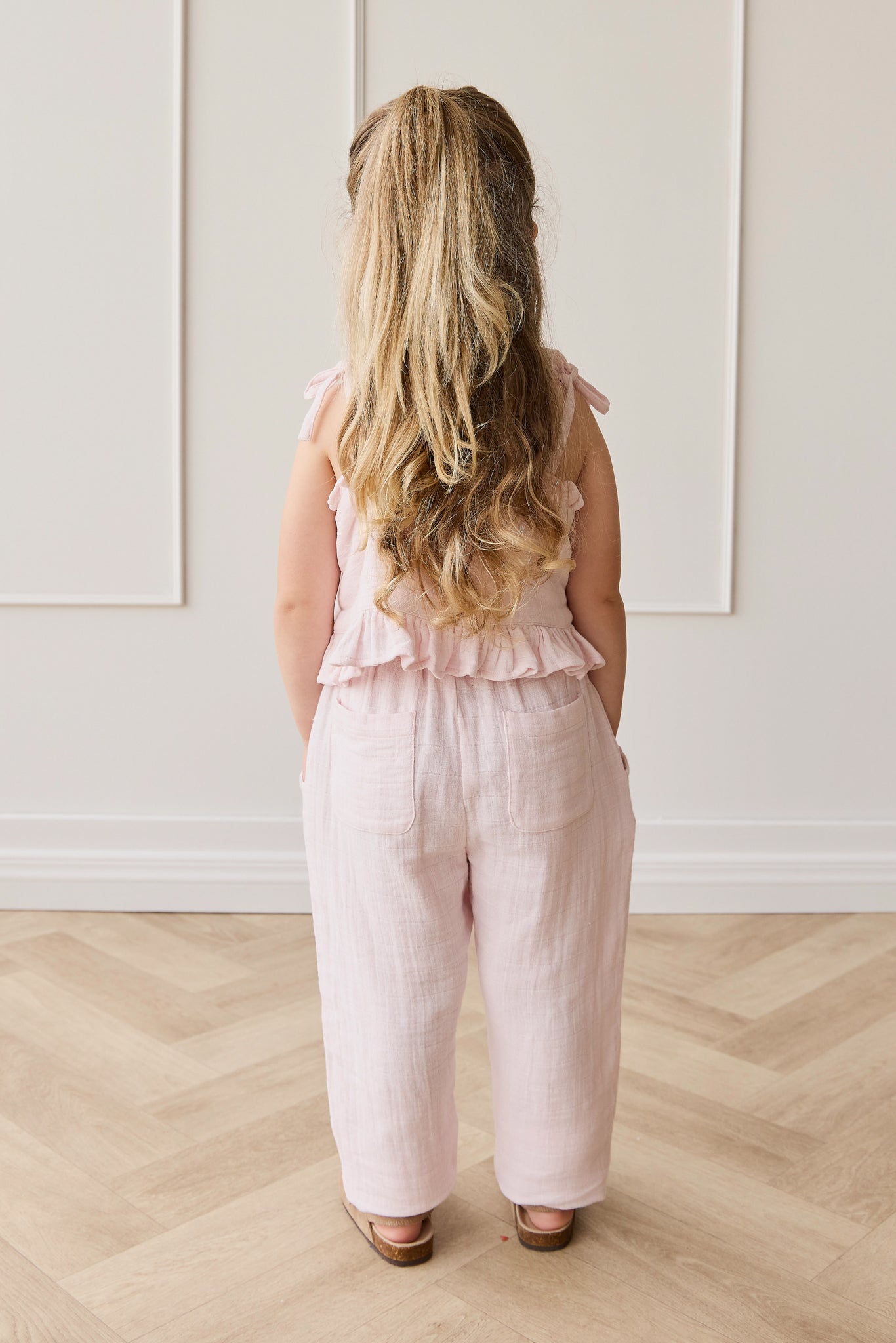 Organic Cotton Muslin Cordelia Pant - Cassia