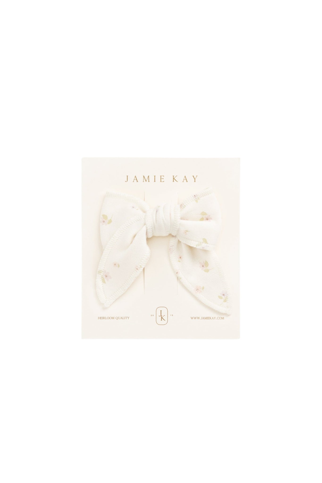 Organic Cotton Bow - Briella Whisper