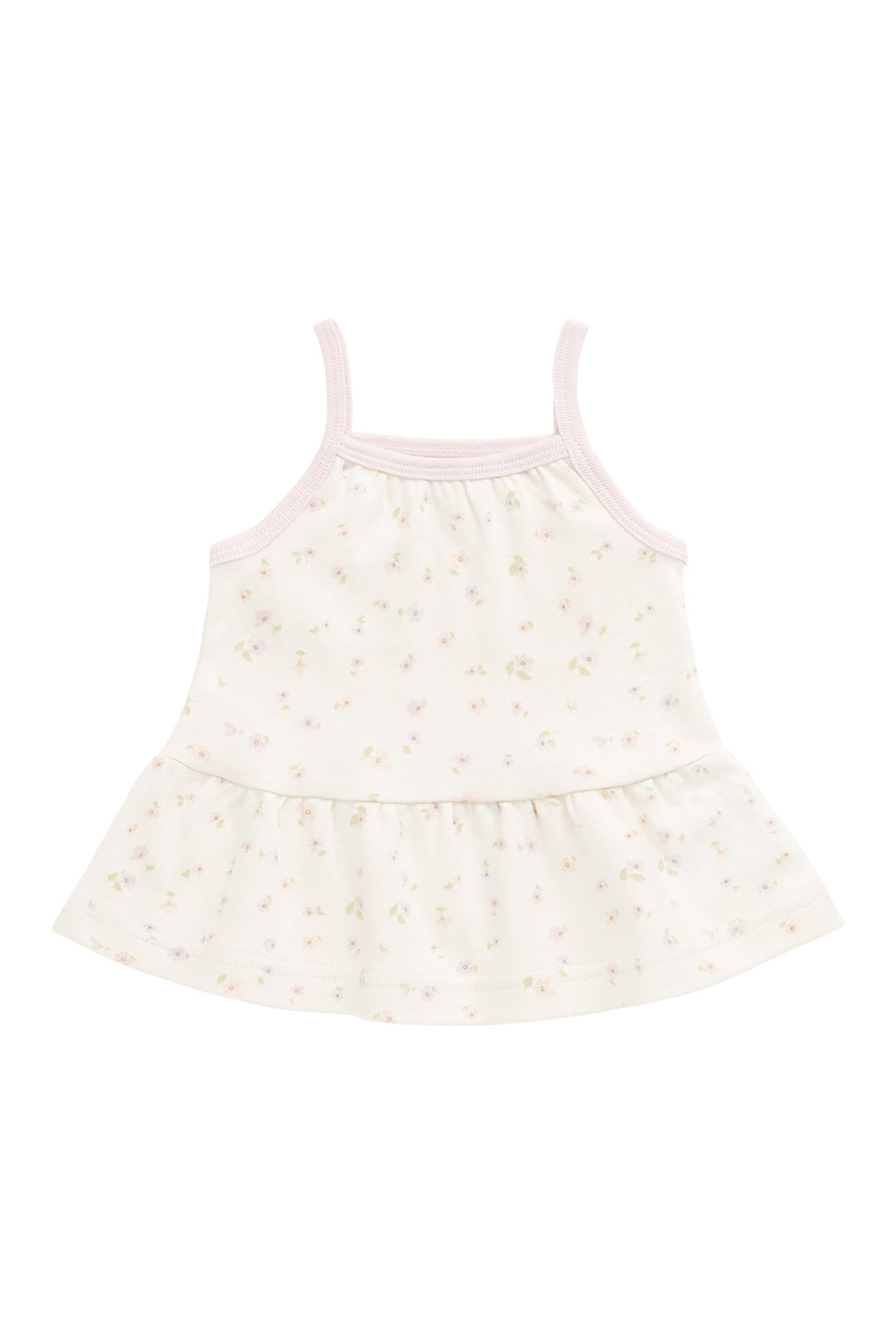 Organic Cotton Meadow Singlet - Briella Whisper
